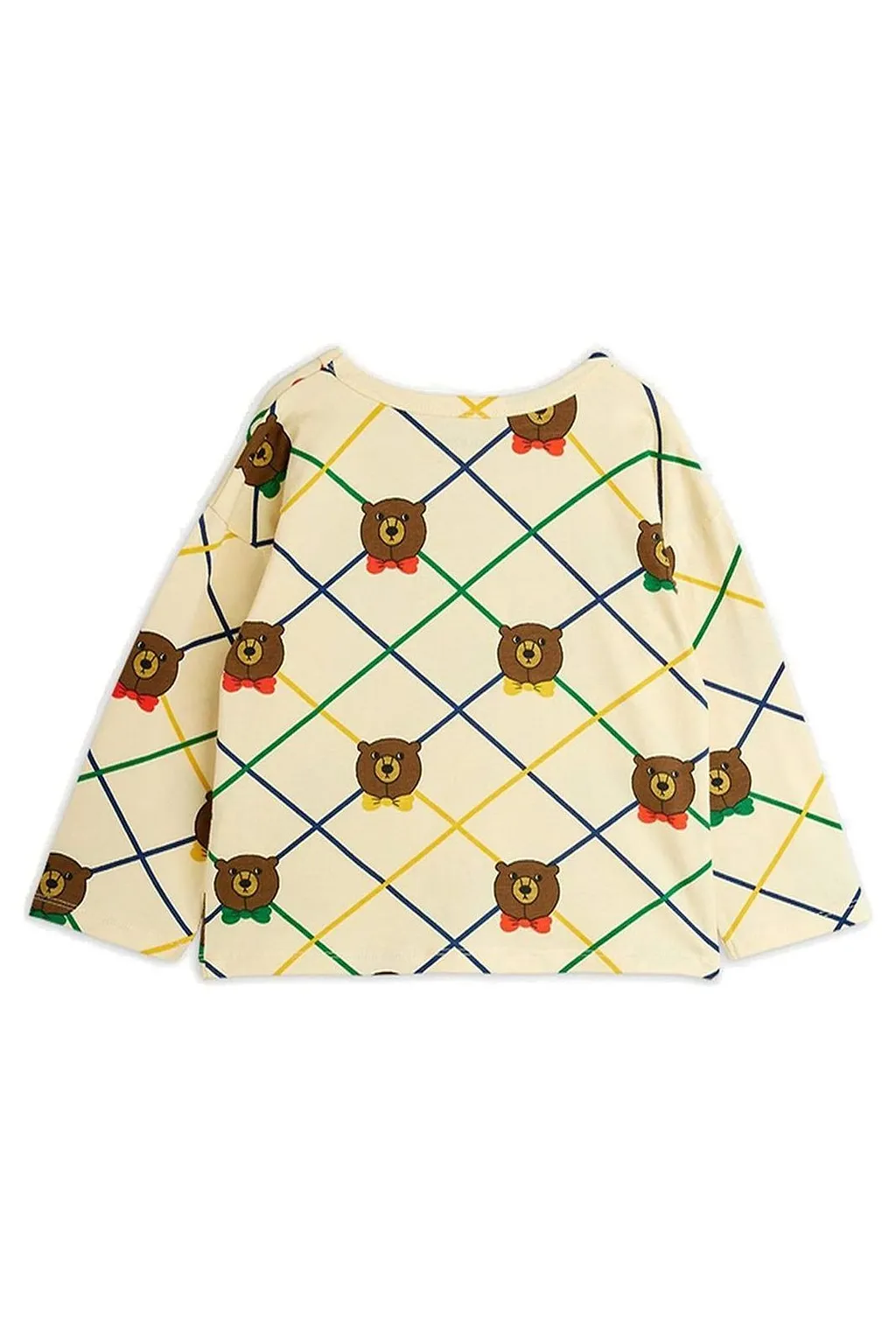Mini Rodini Bear Check Long Sleeved T-Shirt
