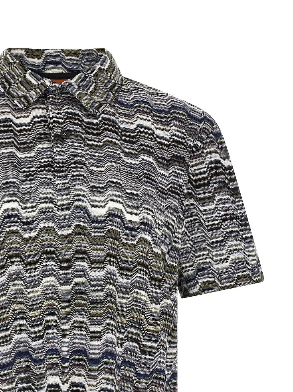 Missoni Zigzag Jacquard Polo Shirt