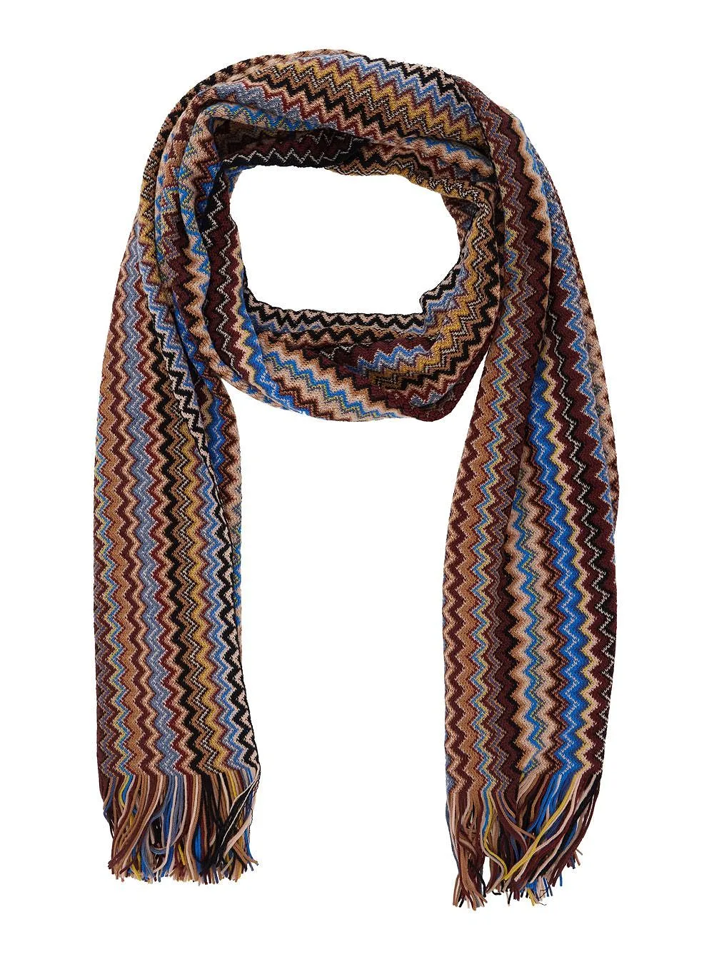 Missoni Zigzag Fringed Scarf
