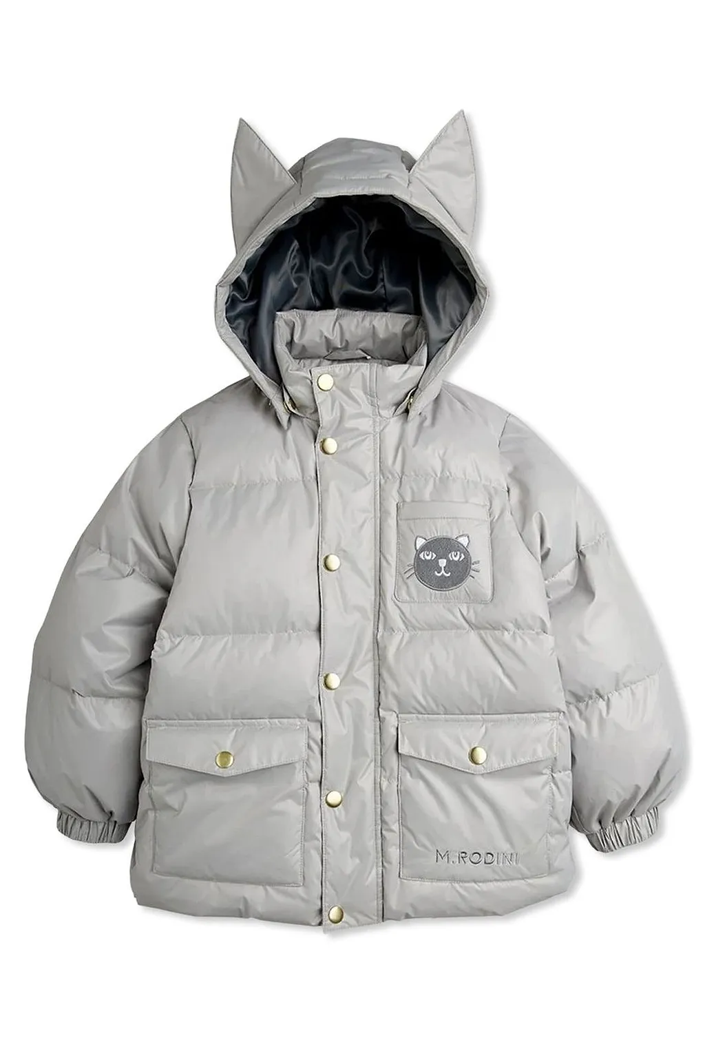 Cat Patch Hooded Jacket