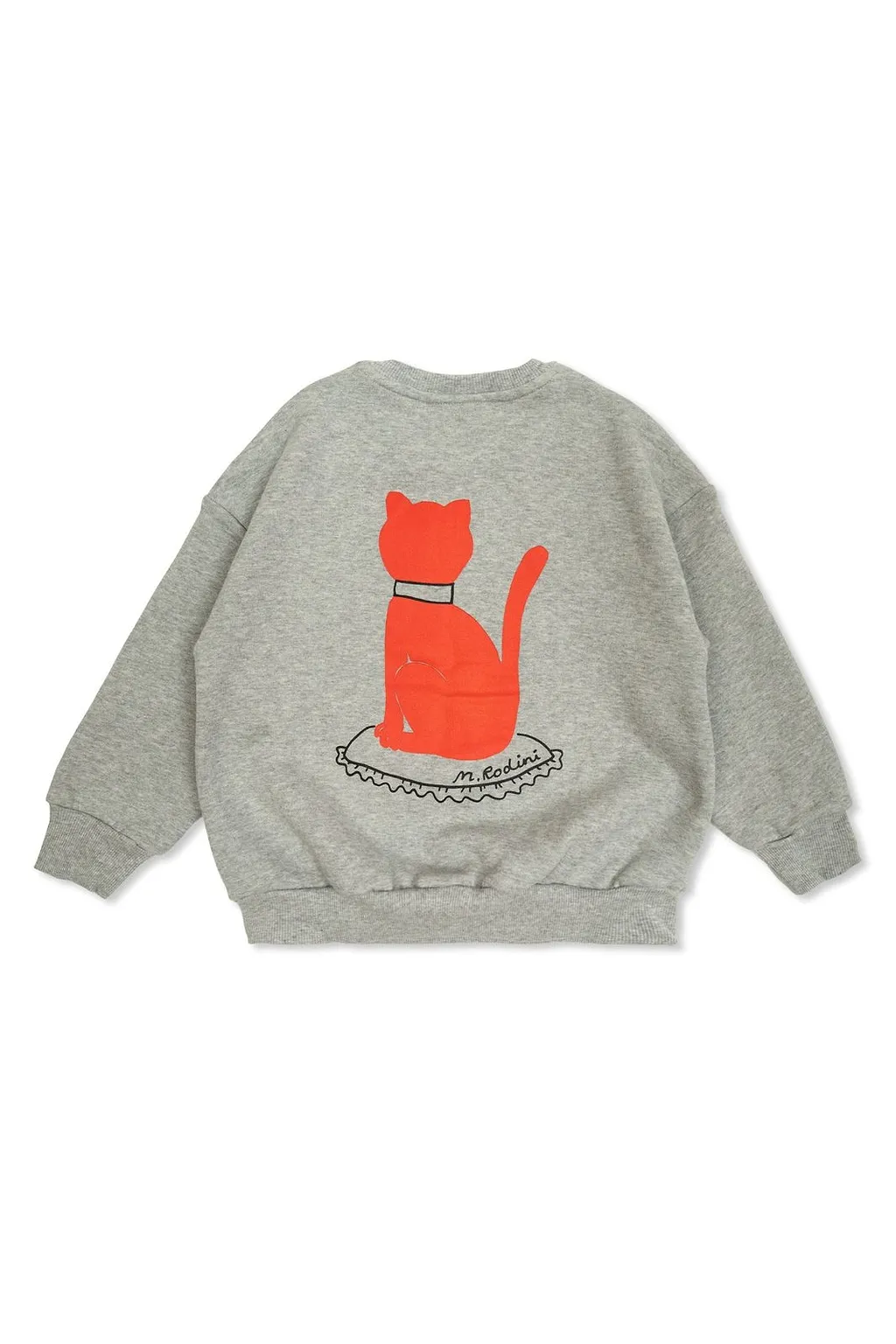 Mini Rodini Cat-Printed Crewneck Sweatshirt