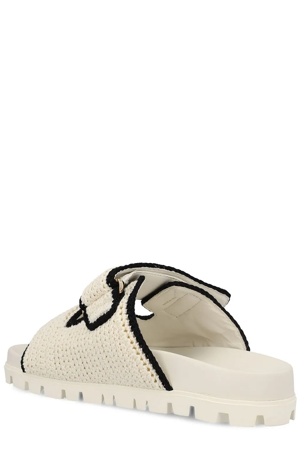Miu Miu Logo-Lettering Slip-On Sandals