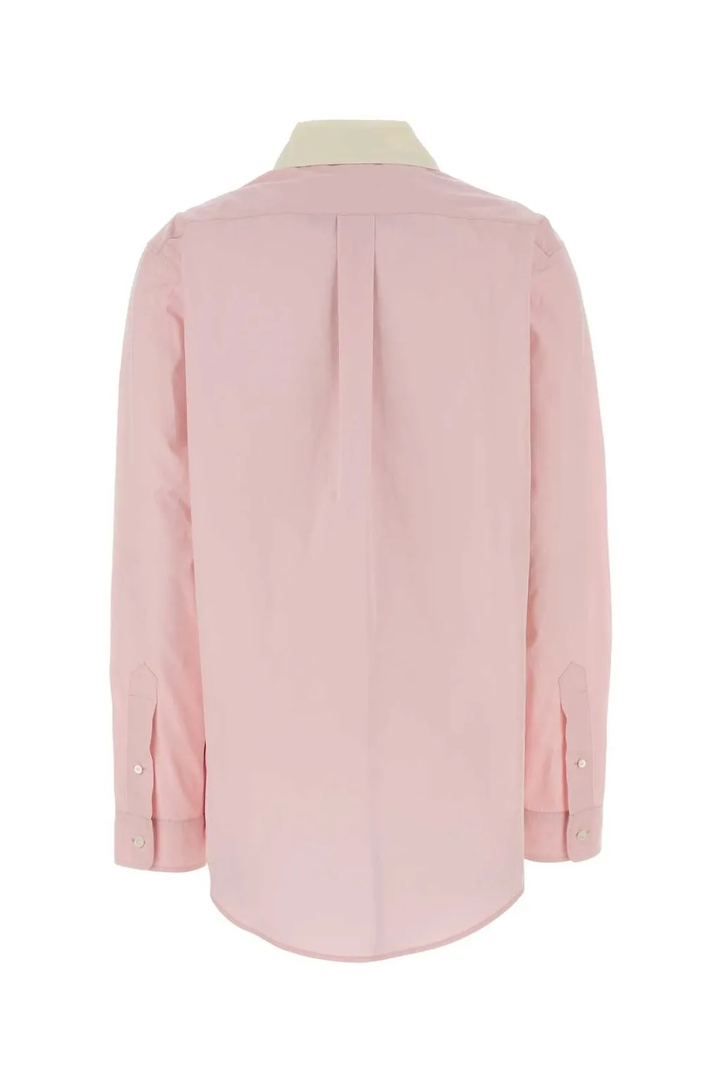 Miu Miu Logo-Patch Button-Up Shirt