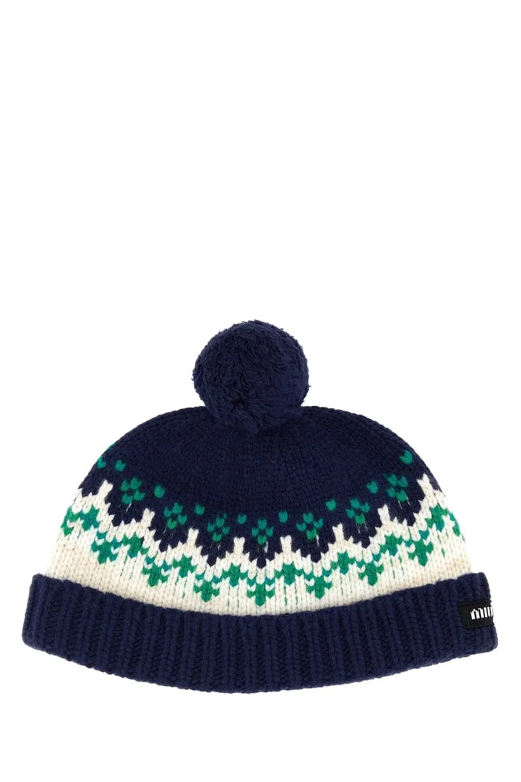 Miu Miu Logo-Patch Beanie