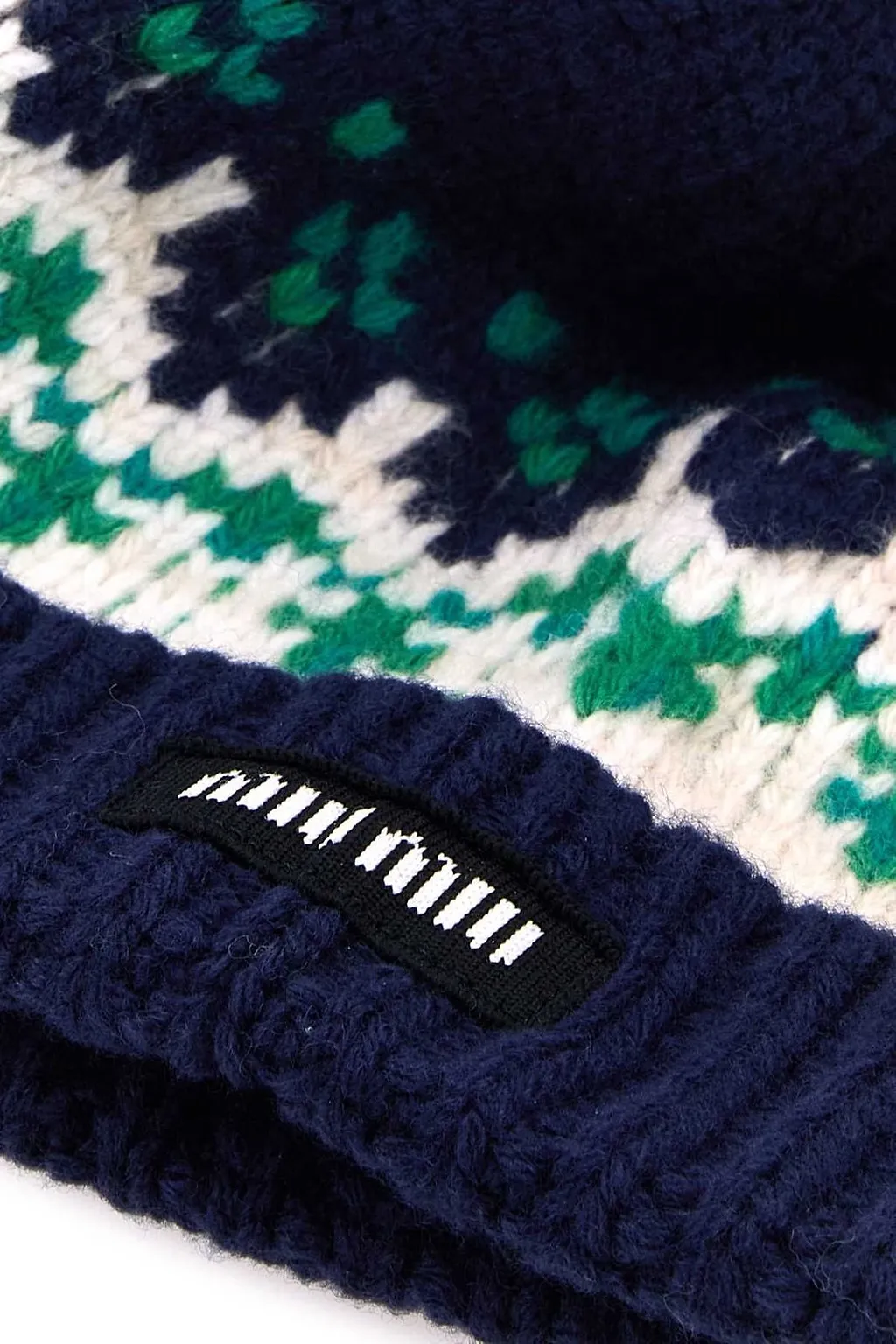 Miu Miu Logo-Patch Beanie