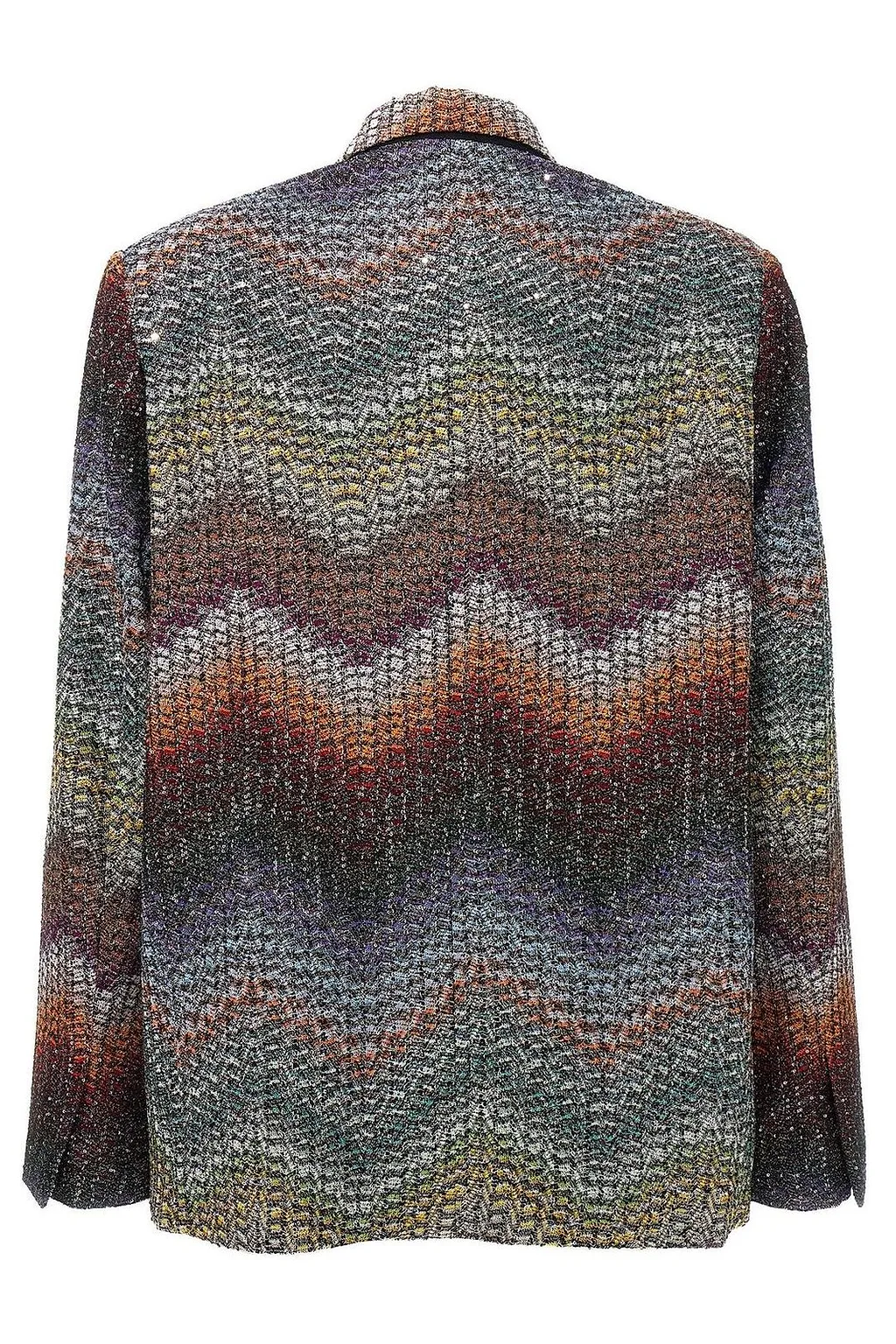 Missoni Zigzag Patterned Double-Breasted Blazer