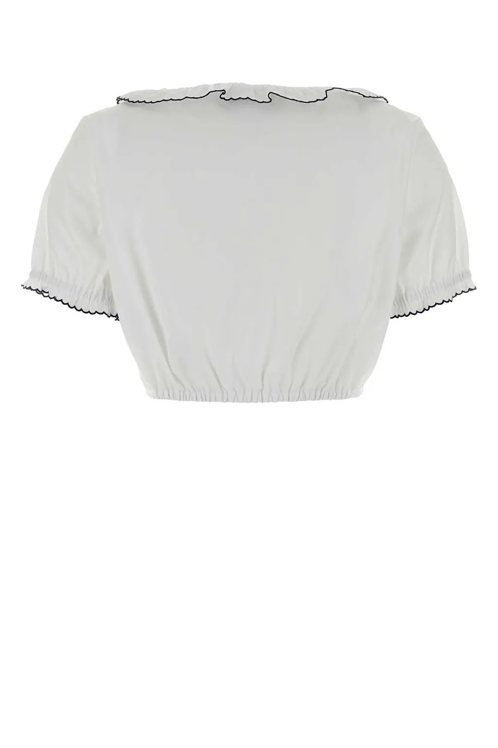 Miu Miu Logo-Patch Cropped Top