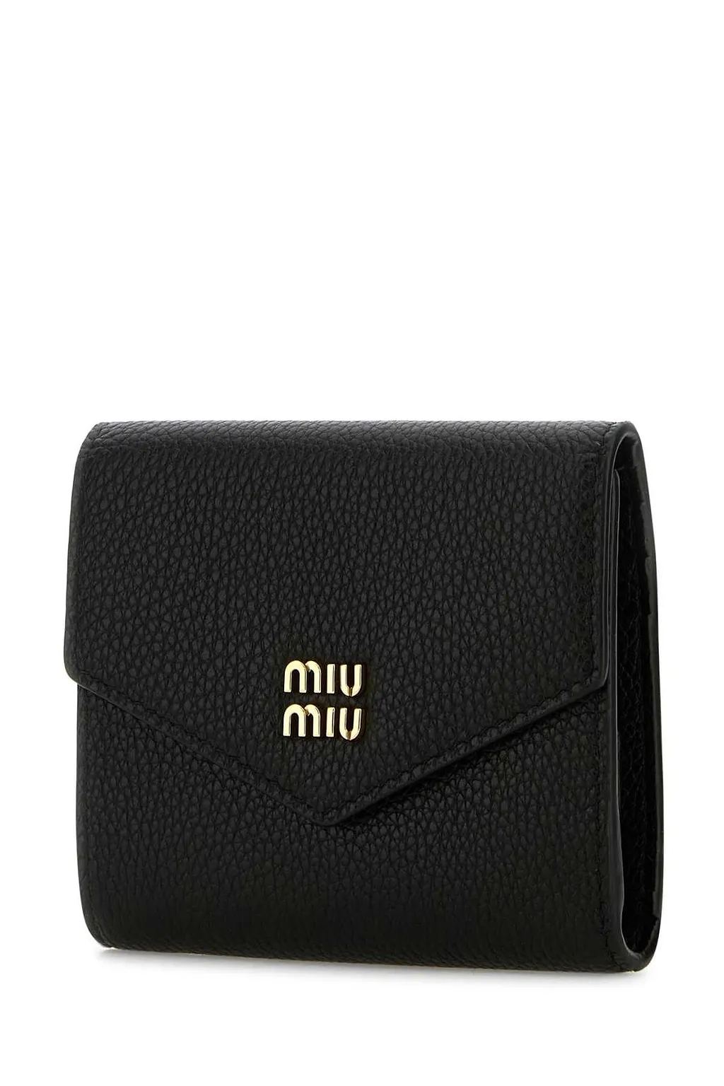 Miu Miu Logo Plaque Compact Wallet
