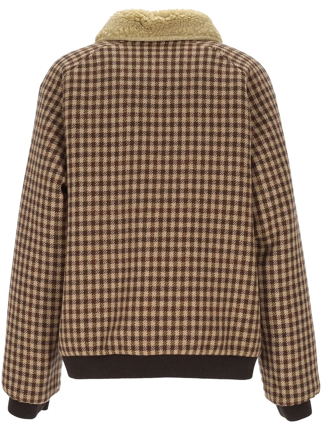 Miu Miu Logo-Patch Zipped Jacket