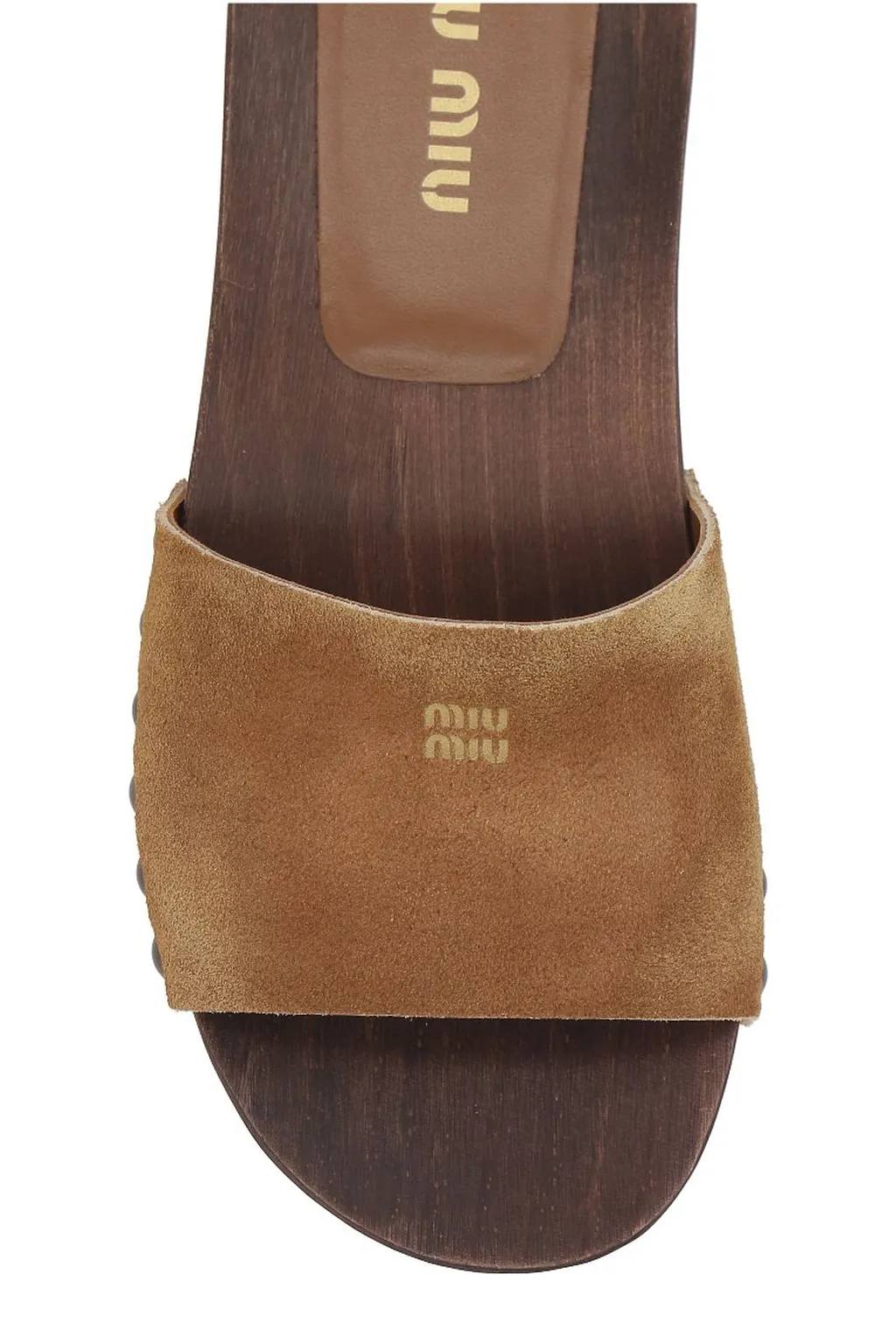 Miu Miu Logo-Printed Slides