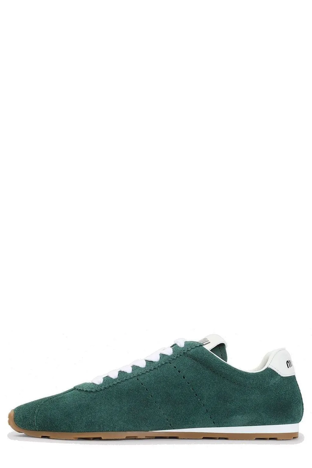 Miu Miu Logo-Printed Lace-Up Sneakers