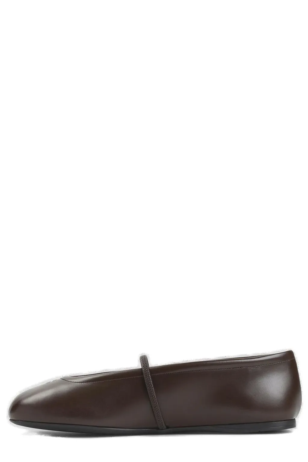 Miu Miu Logo Strap Ballet Flats