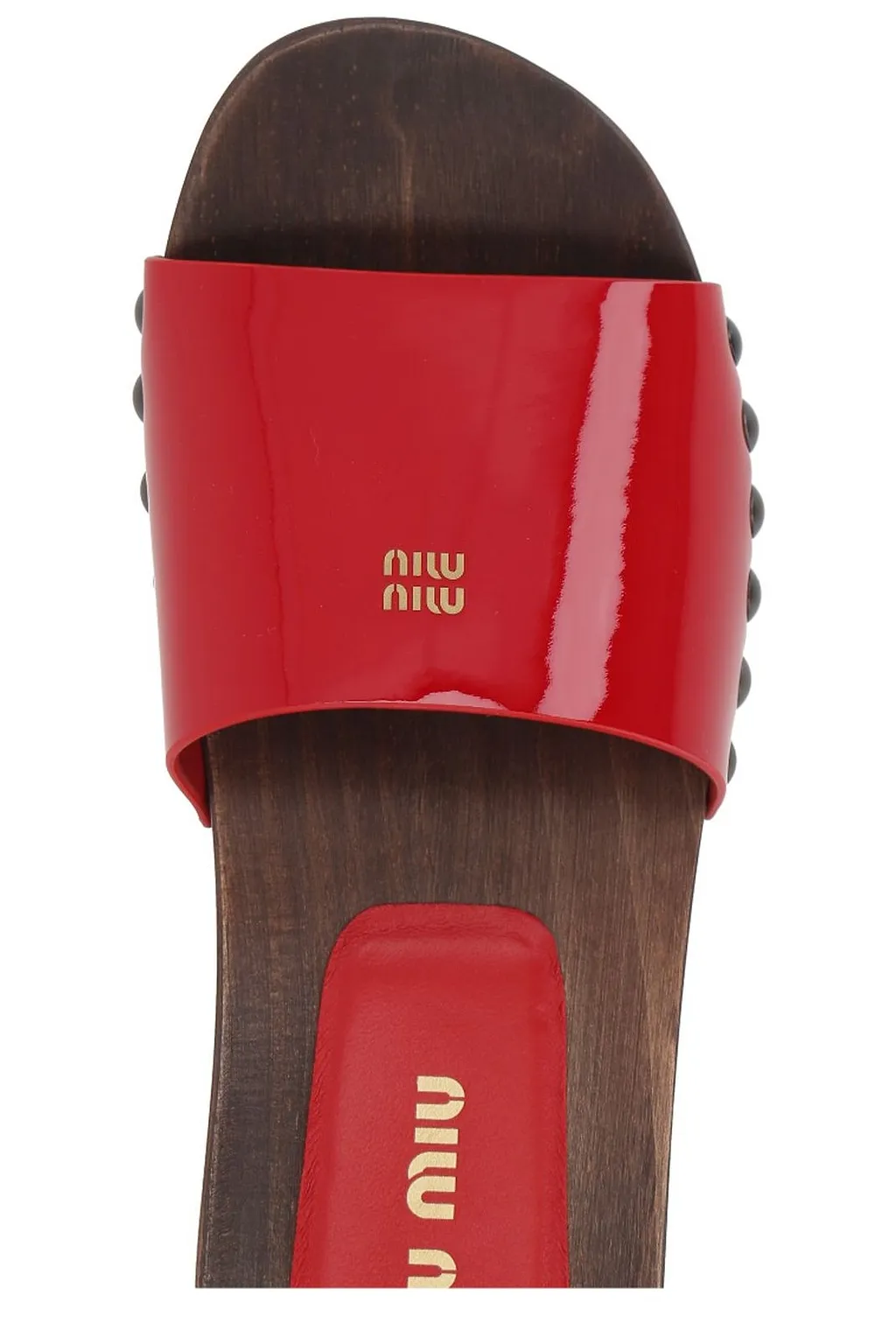 Miu Miu Logo-Printed Slides