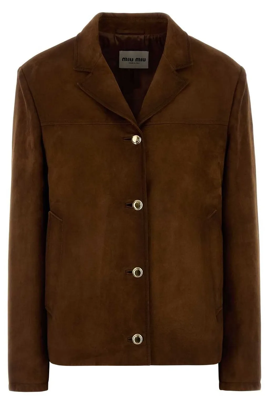 Miu Miu Long-Sleeved Button-Up Jacket