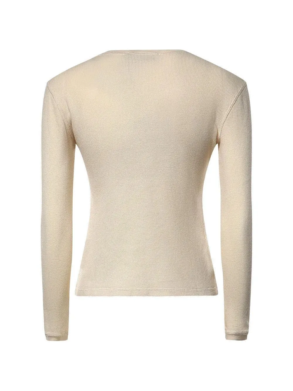 Miu Miu Long-Sleeved Crewneck T-Shirt