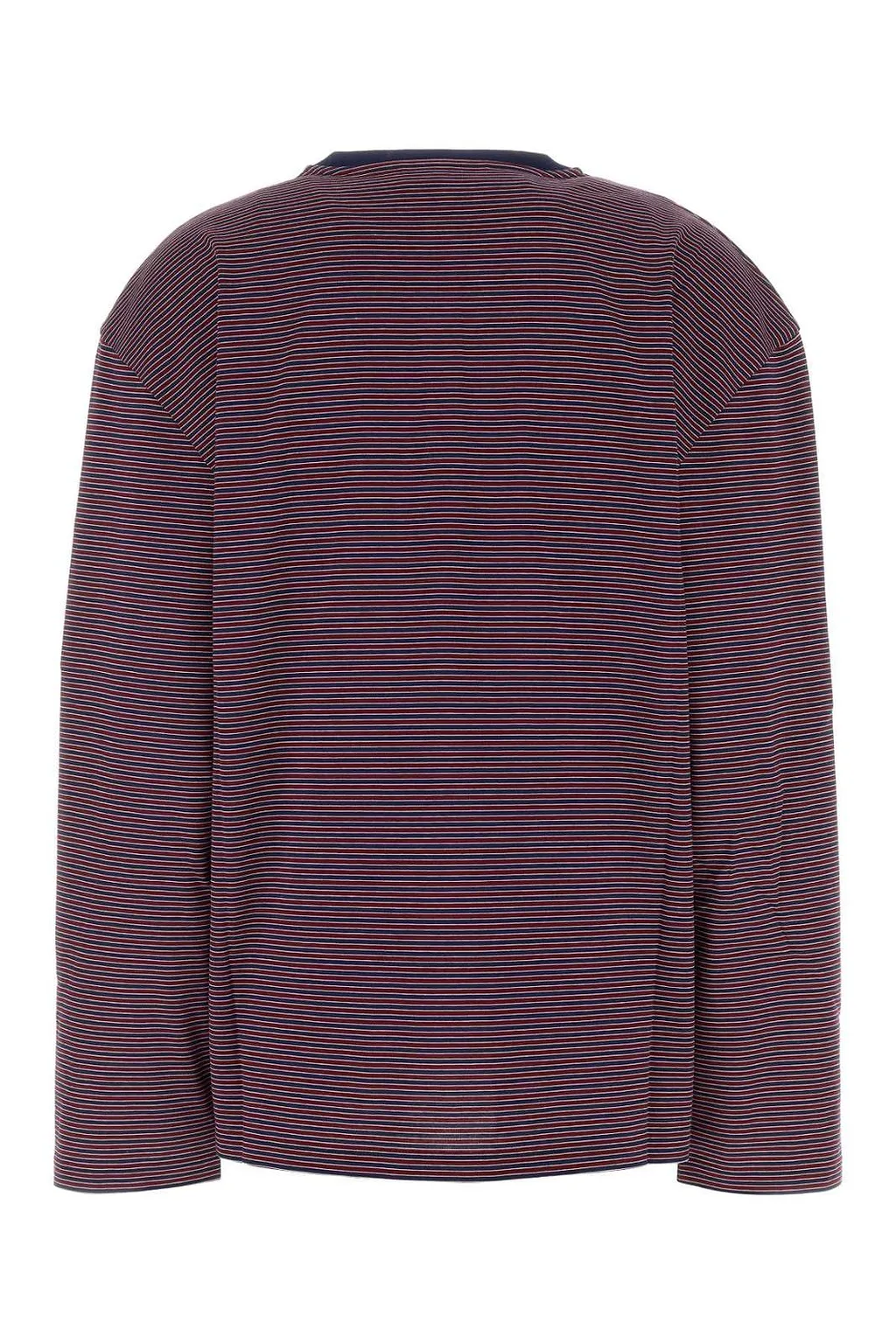 Miu Miu Long-Sleeved Striped T-Shirt