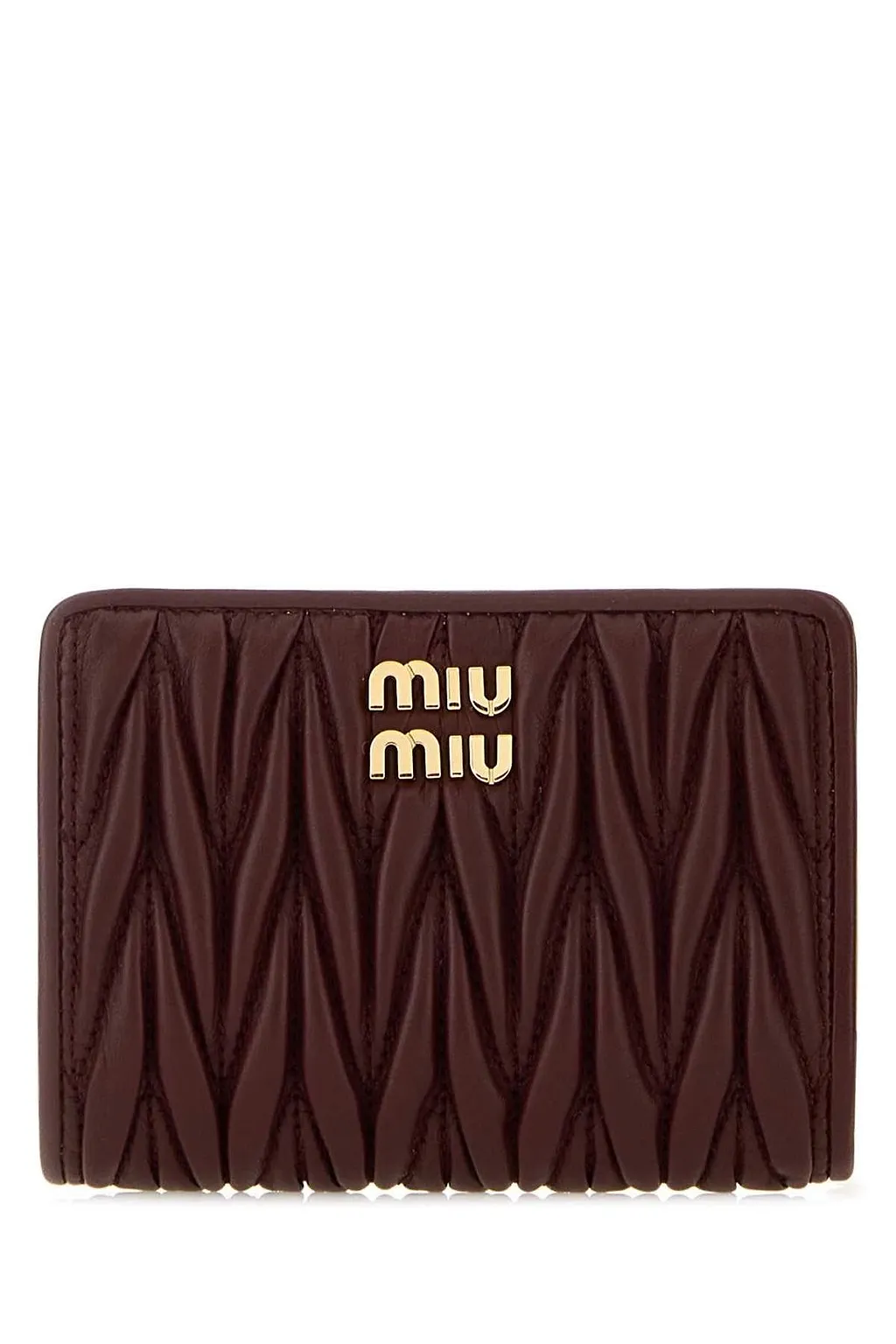 Miu Miu Matelassé Compact Wallet