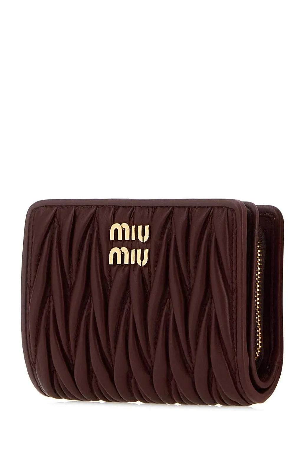 Miu Miu Matelassé Compact Wallet