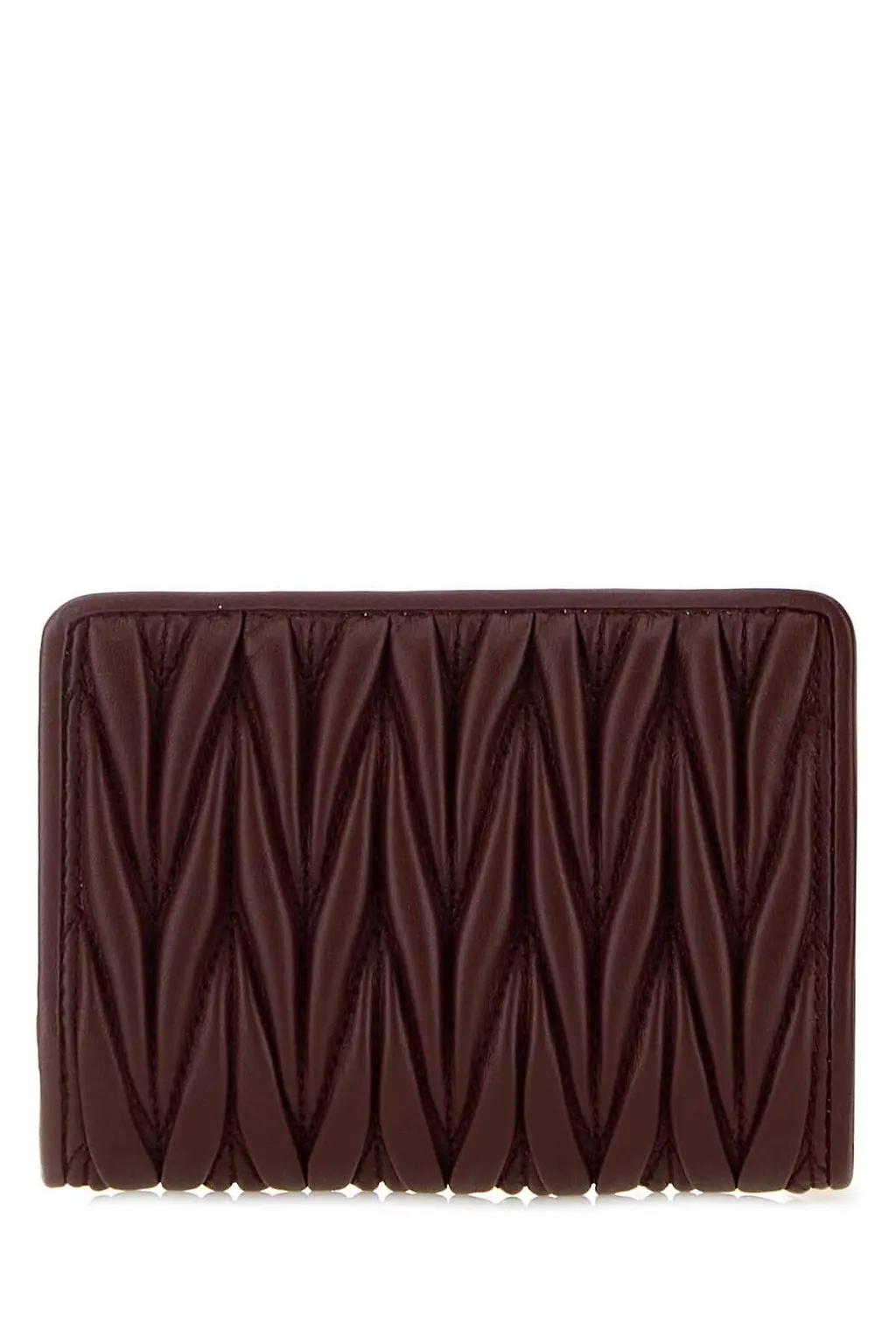 Miu Miu Matelassé Compact Wallet