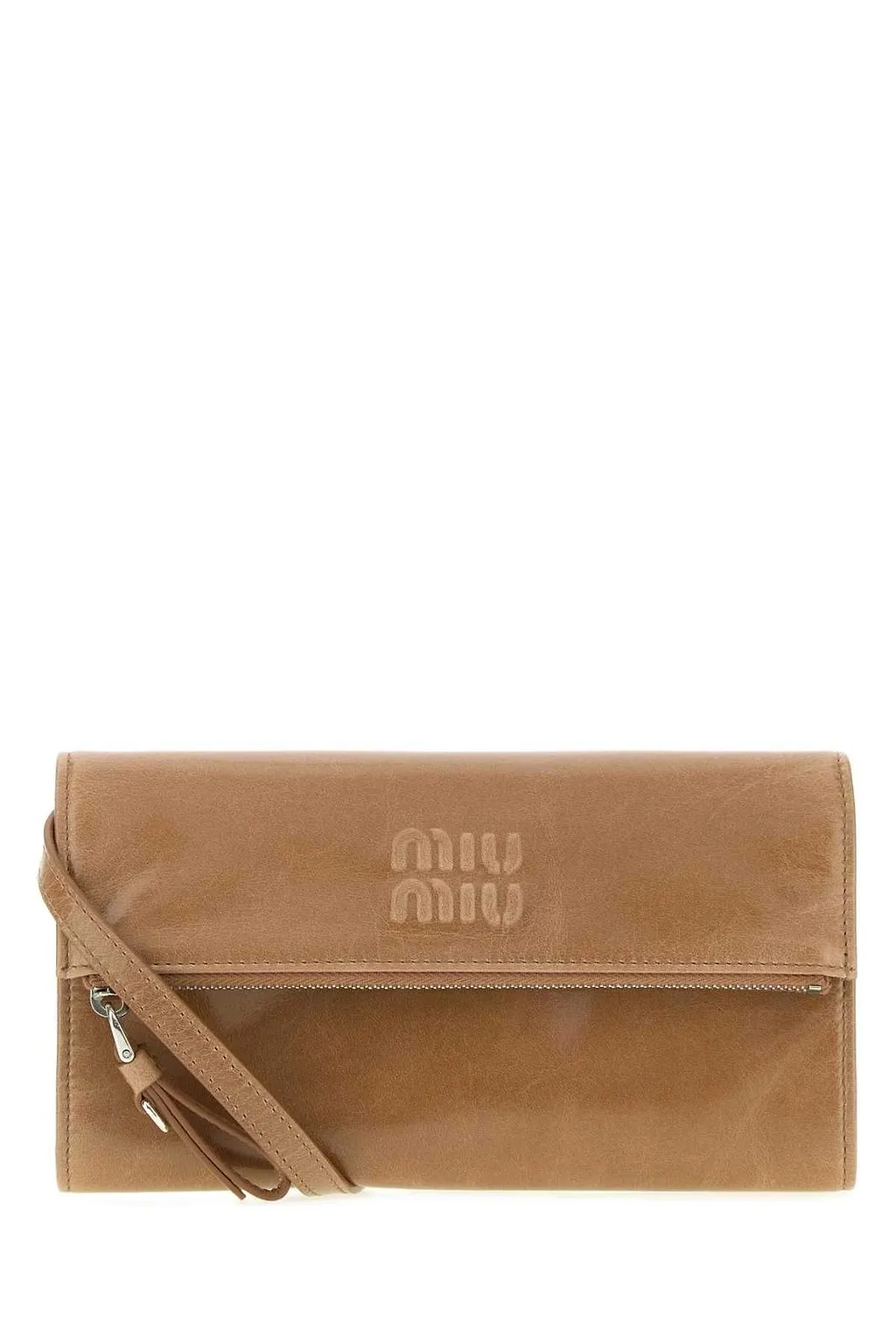 Miu Miu Minuteria Zip Wristlet Clutch Bag
