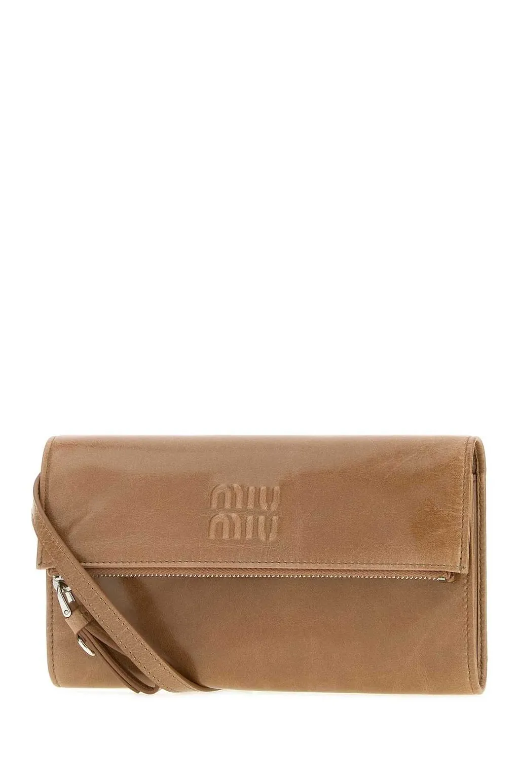 Miu Miu Minuteria Zip Wristlet Clutch Bag