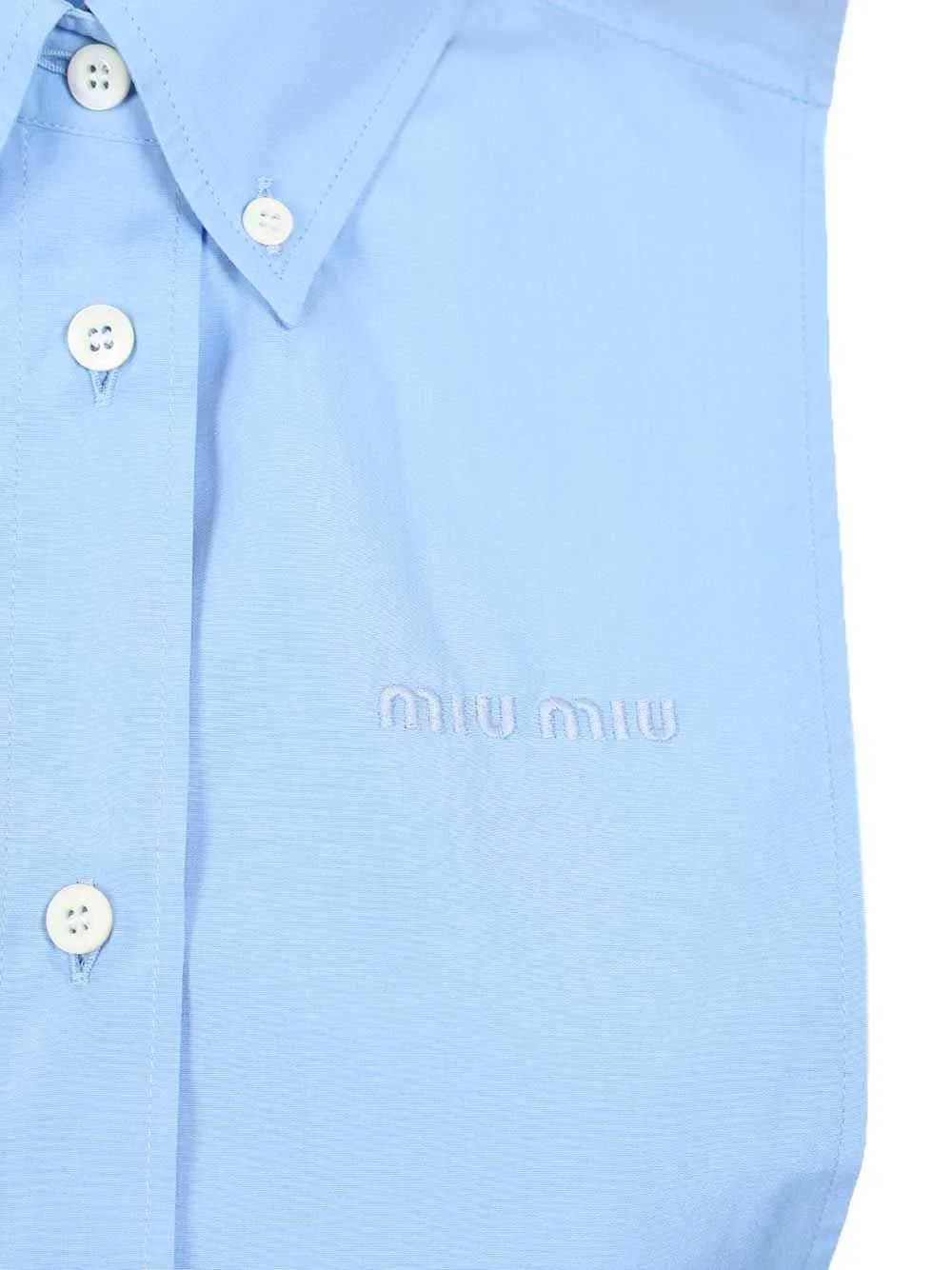 Miu Miu Open Sides Sleeveless Shirt