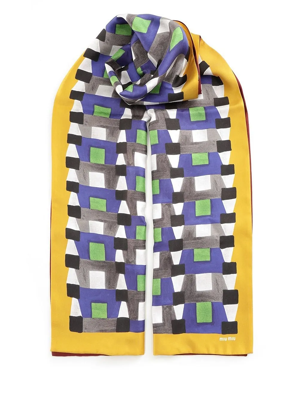Miu Miu Pattern-Printed Scarf