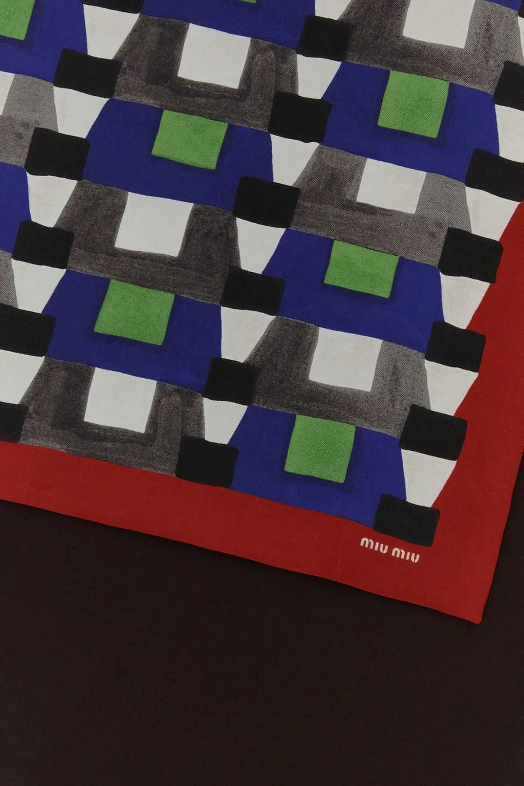 Miu Miu Pattern-Printed Scarf