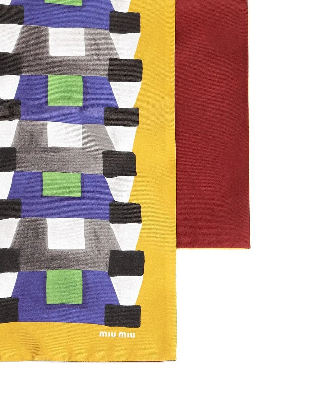 Miu Miu Pattern-Printed Scarf