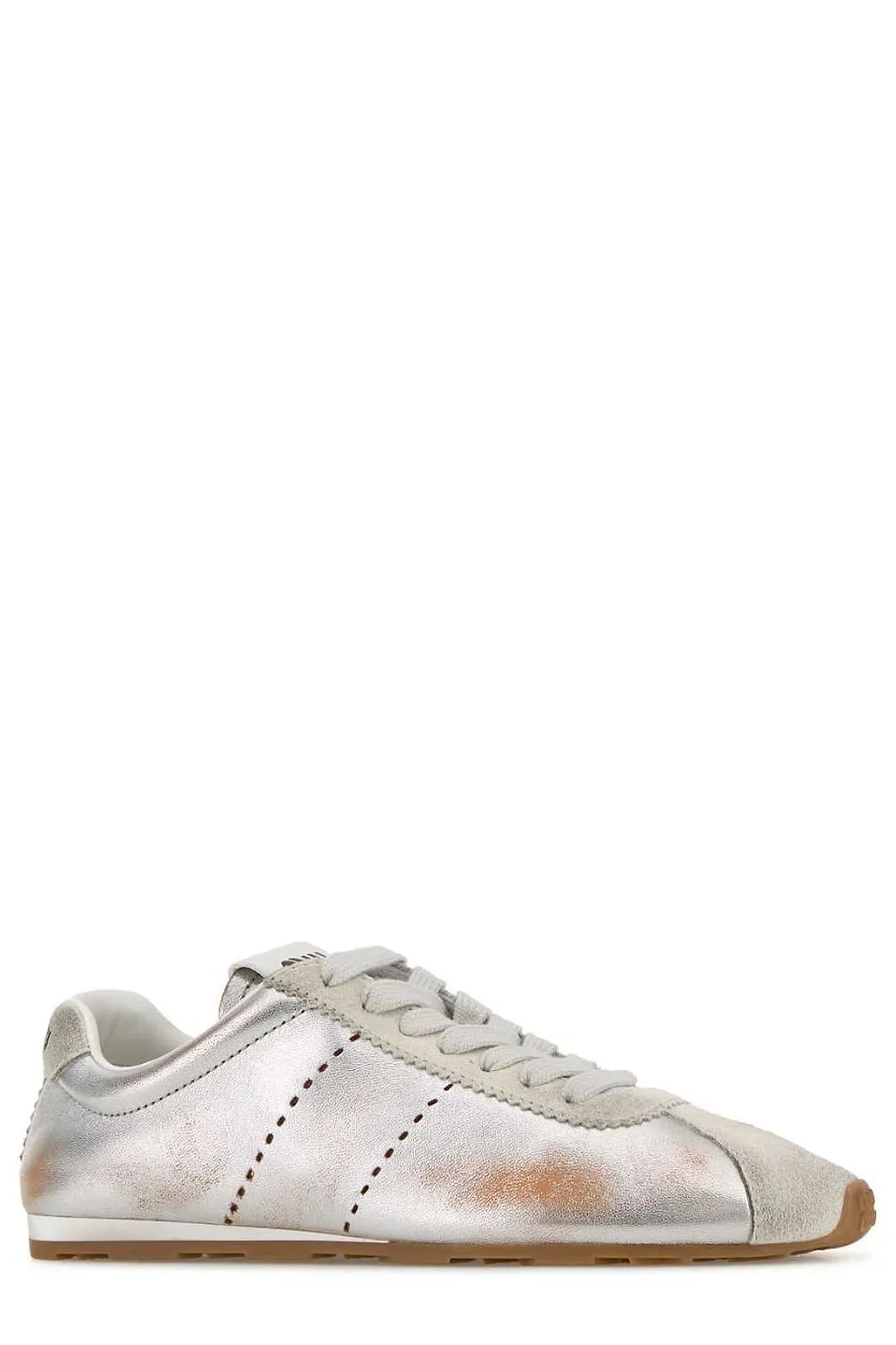 Miu Miu Plume Lace-Up Sneakers