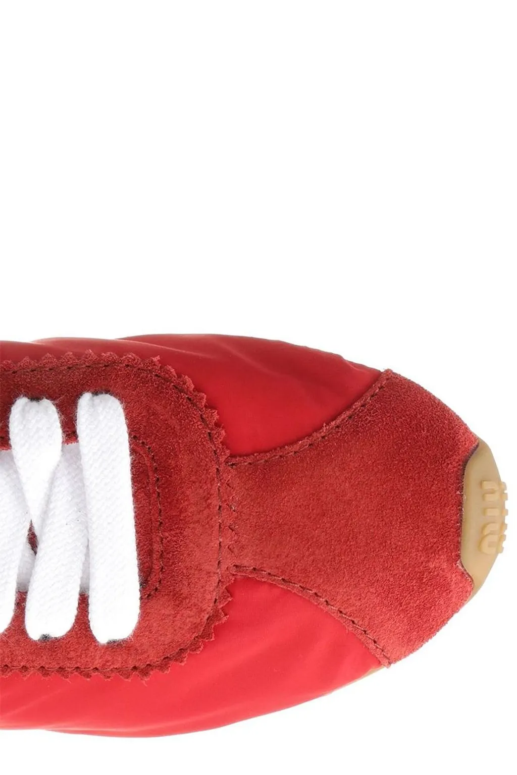 Miu Miu Plume Lace-Up Sneakers