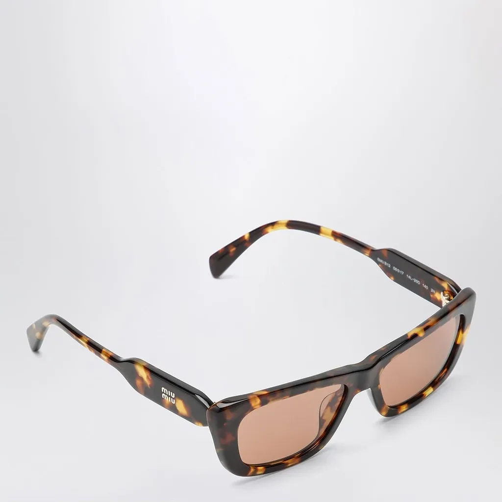 Miu Miu Rectangular Acetate Sunglasses