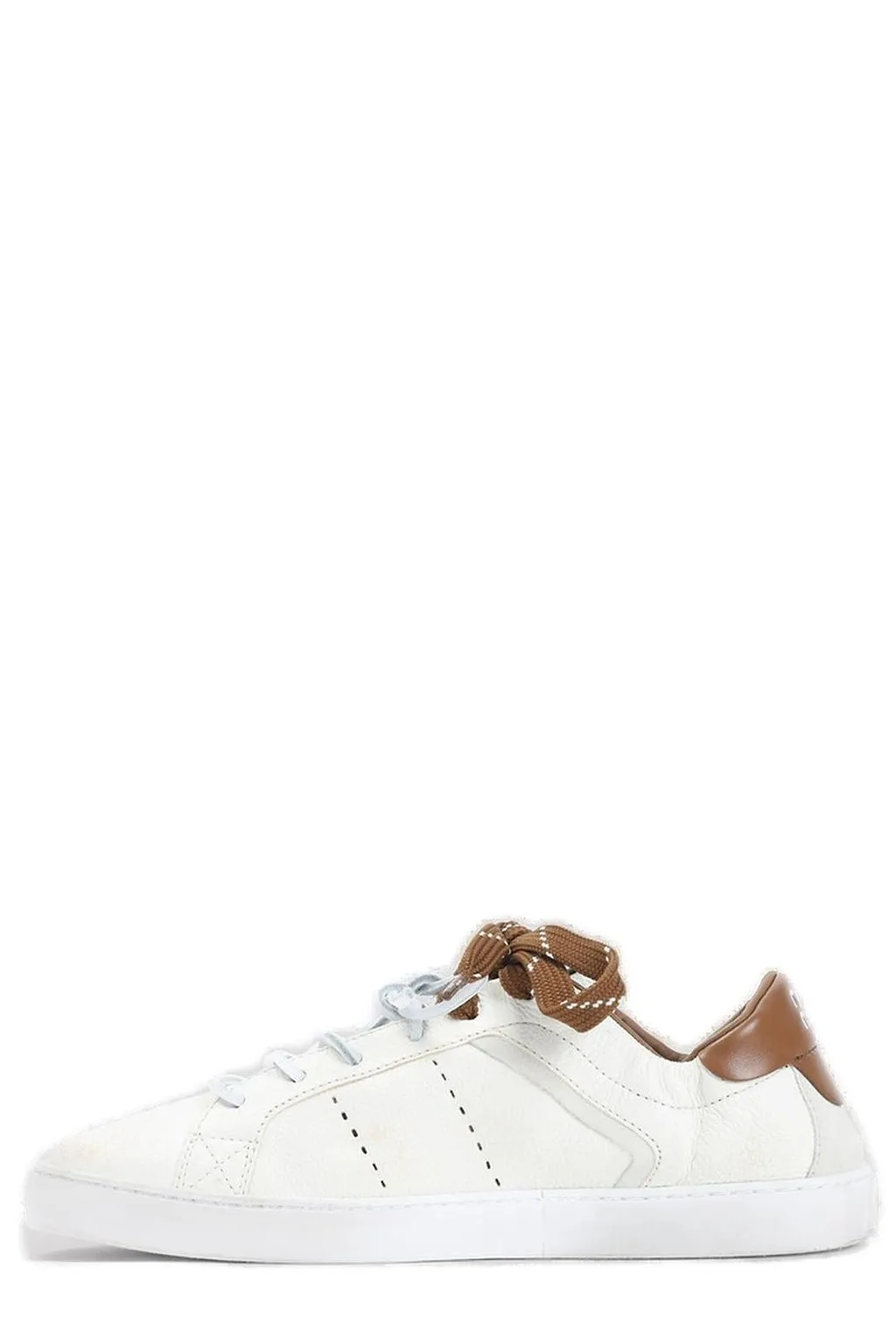 Miu Miu Round-Toe Lace-Up Sneakers
