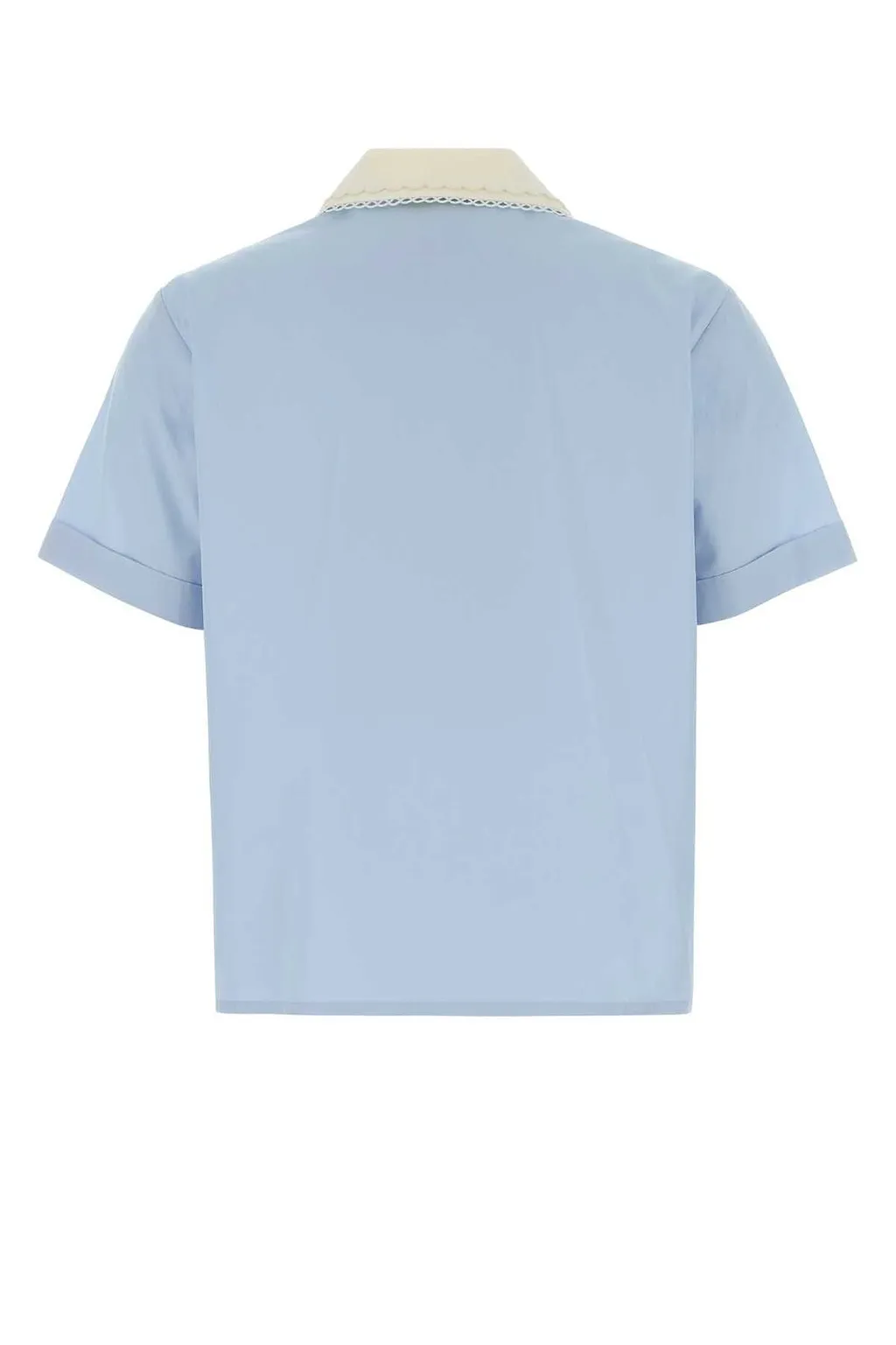 Miu Miu Short-Sleeved Button-Up Shirt