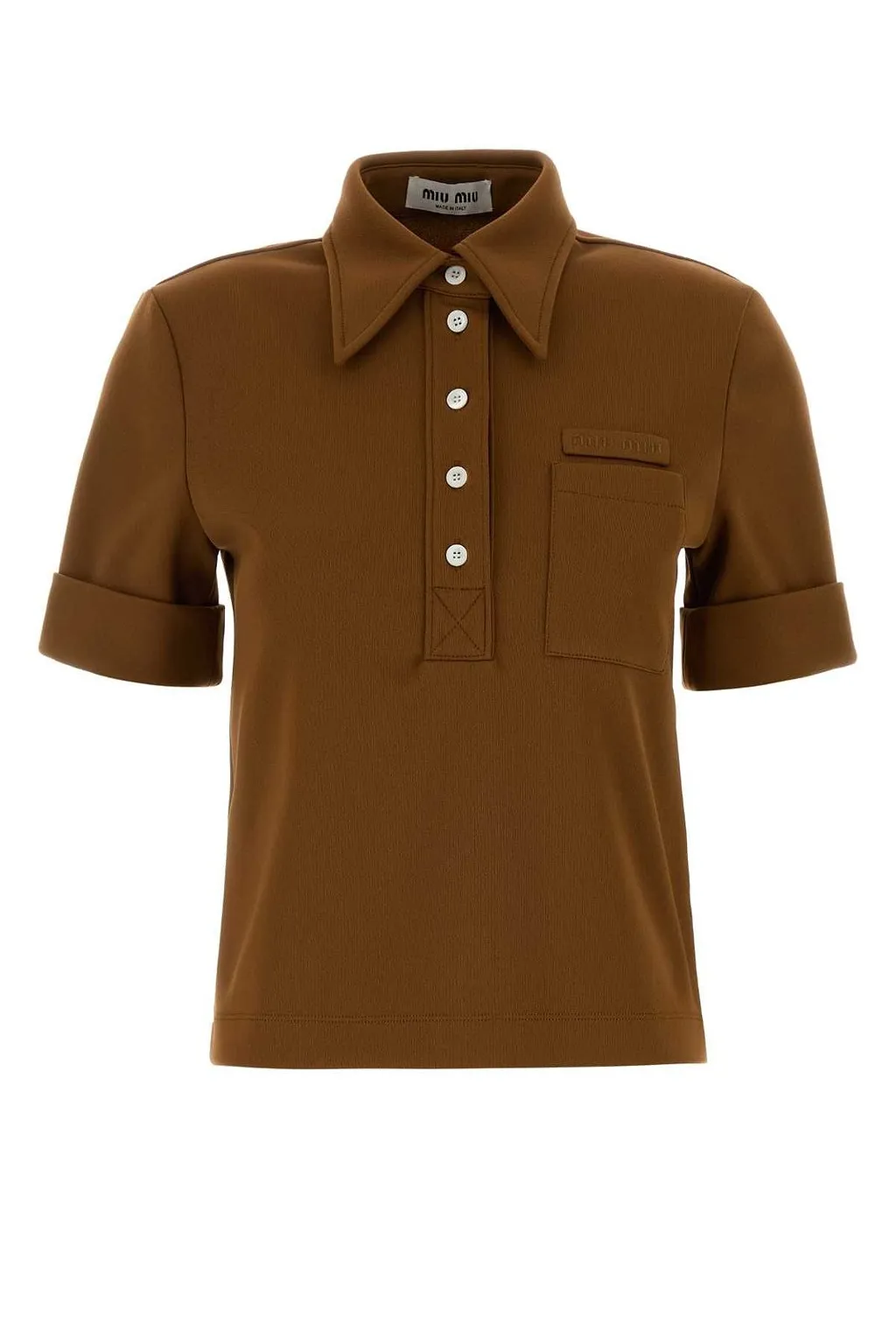 Miu Miu Short-Sleeved Polo Shirt