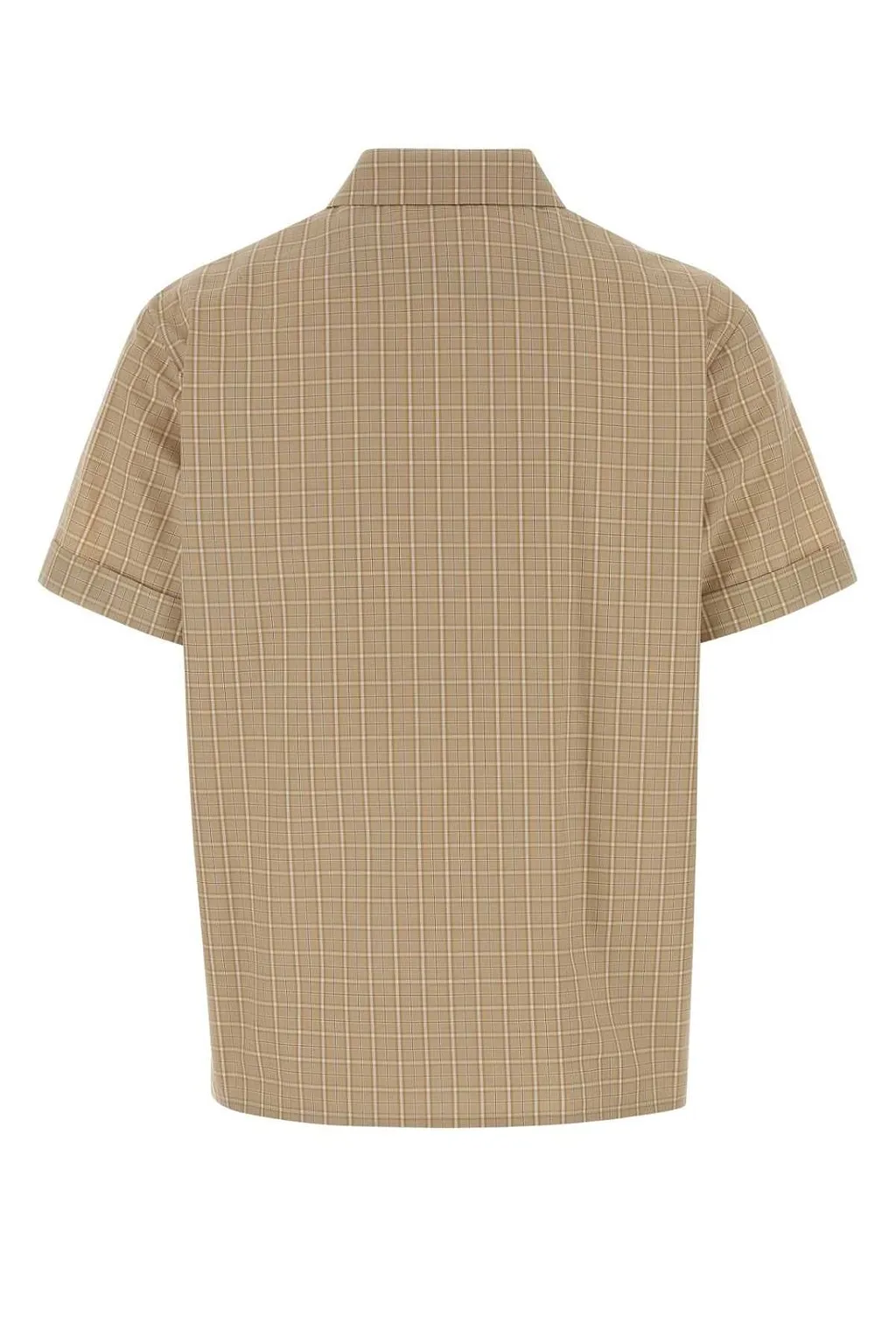 Miu Miu Short-Sleeved Poplin Shirt