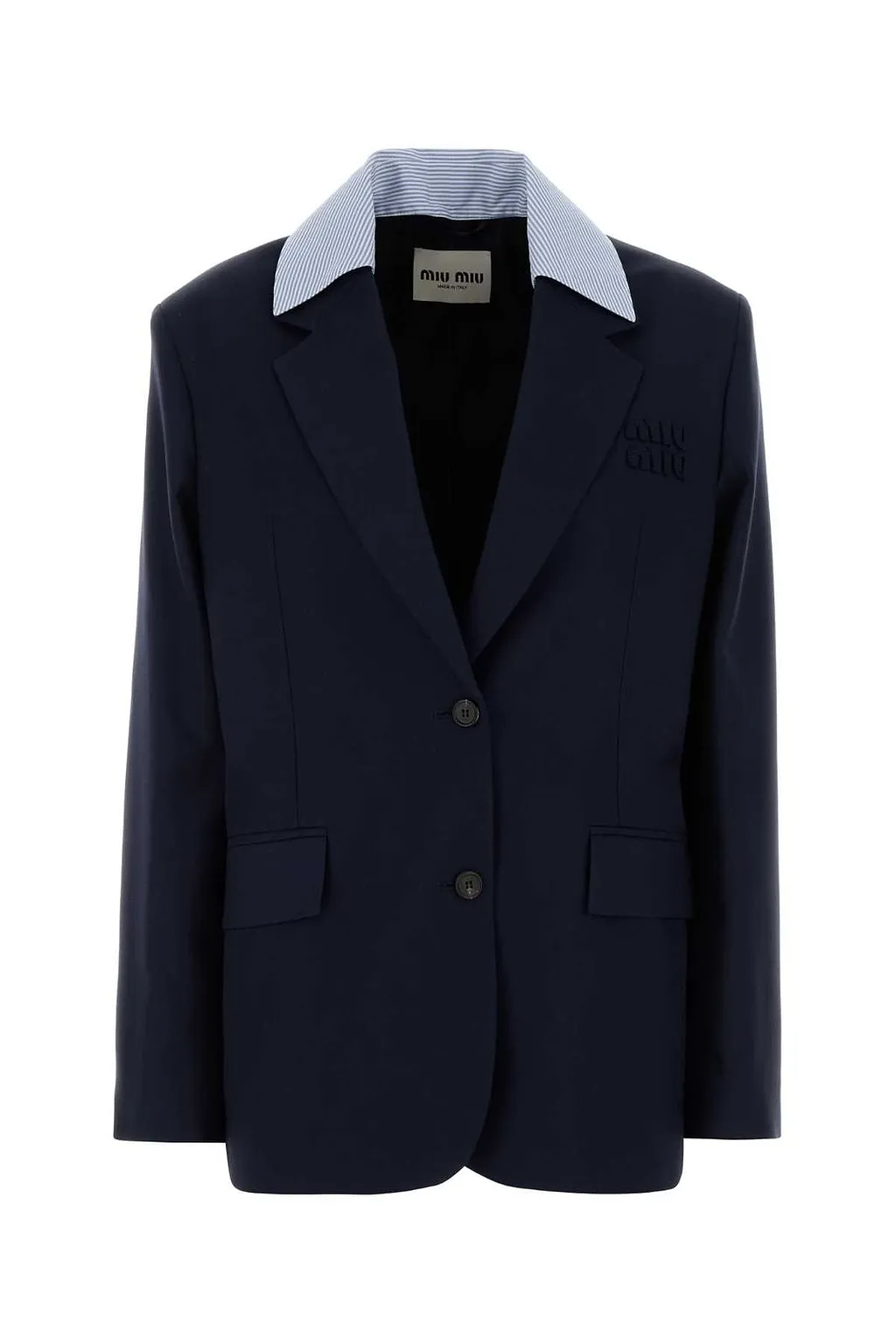 Miu Miu Single Breasted Tailored Blazer