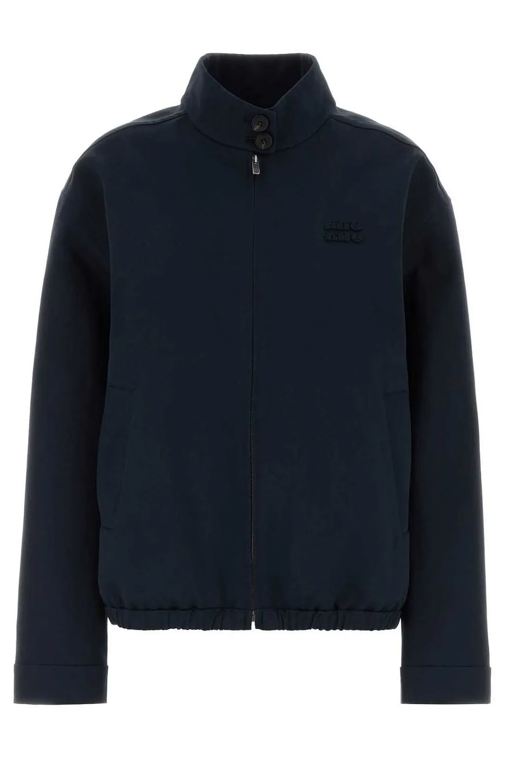 Miu Miu Stand-Collar Zipped Jacket