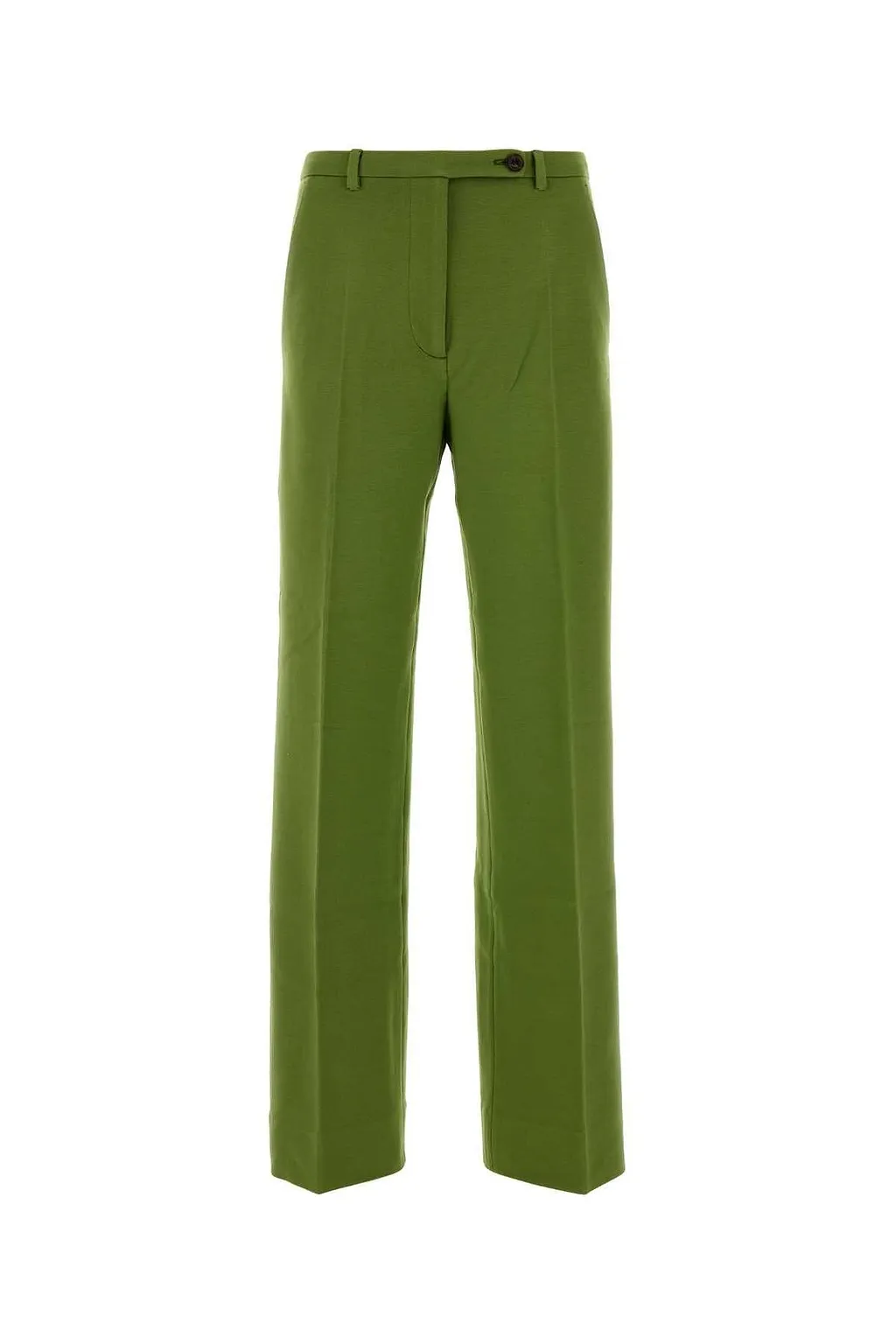 Miu Miu Straight-Leg Pleated Trousers