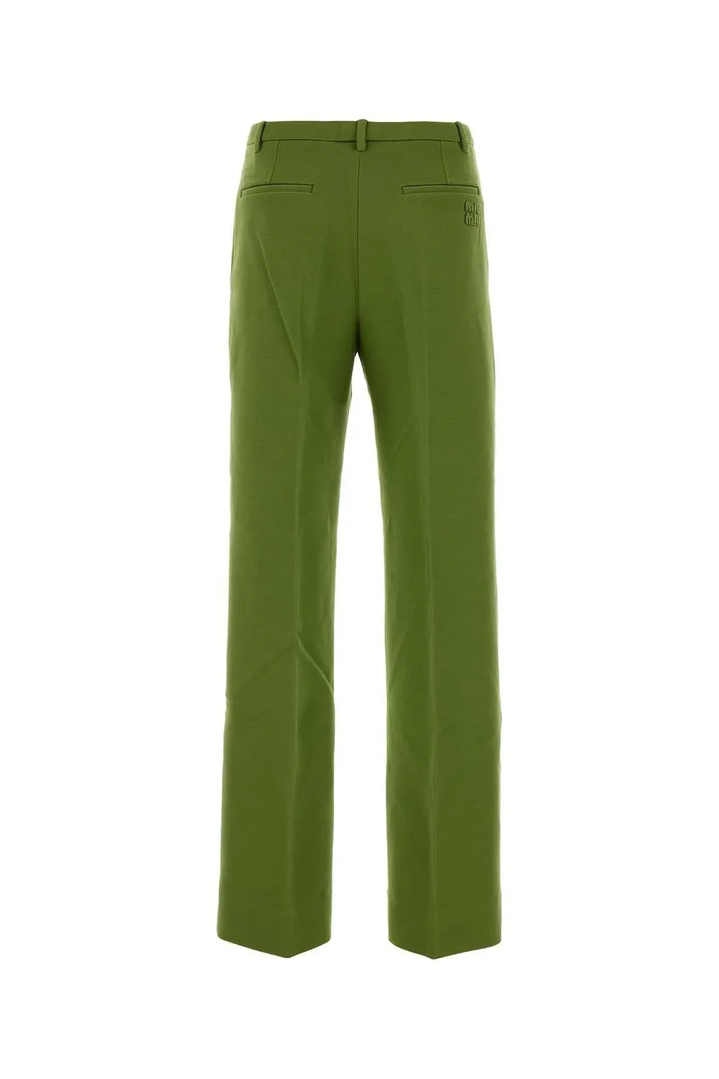 Miu Miu Straight-Leg Pleated Trousers