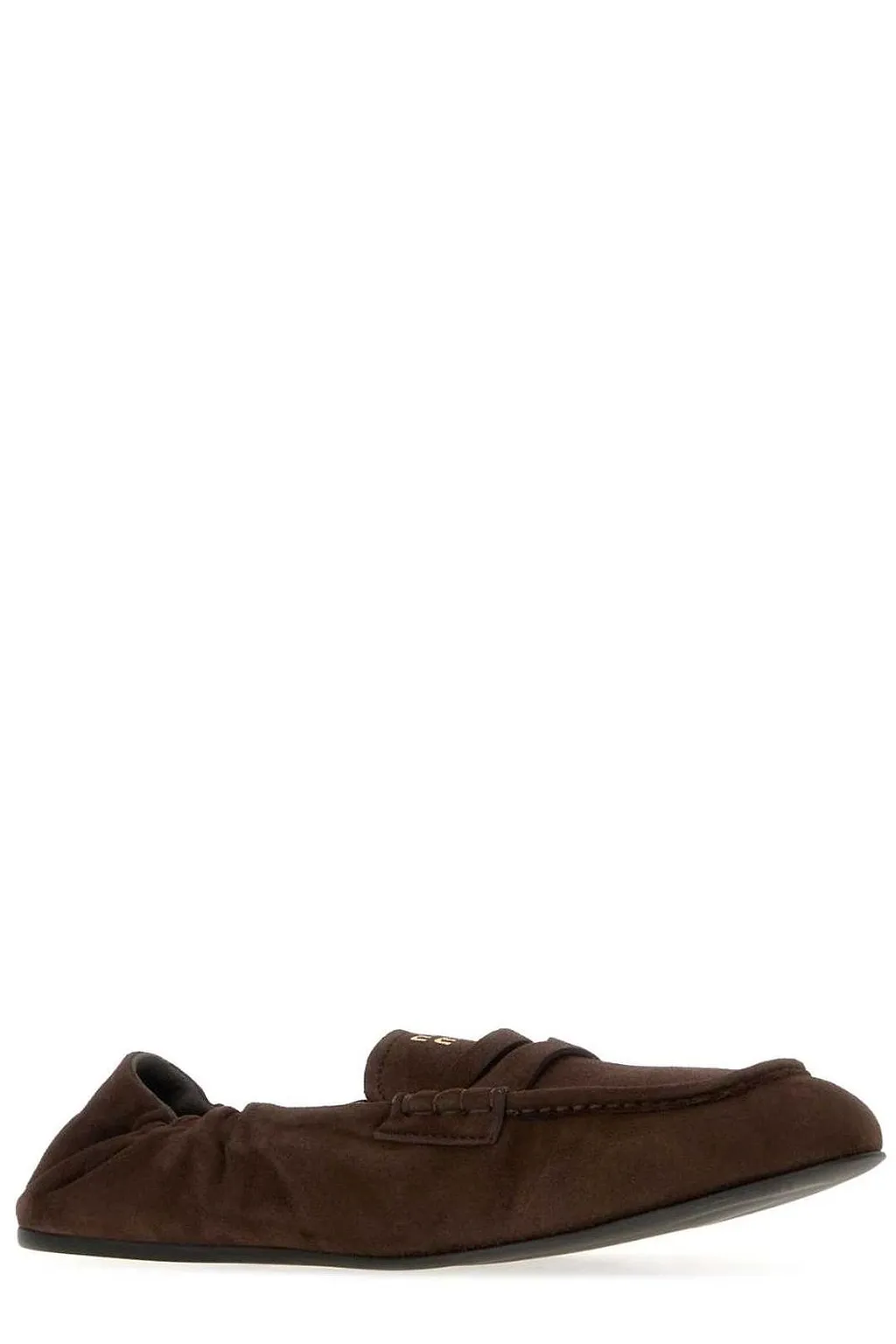 Miu Miu Square Toe Loafers