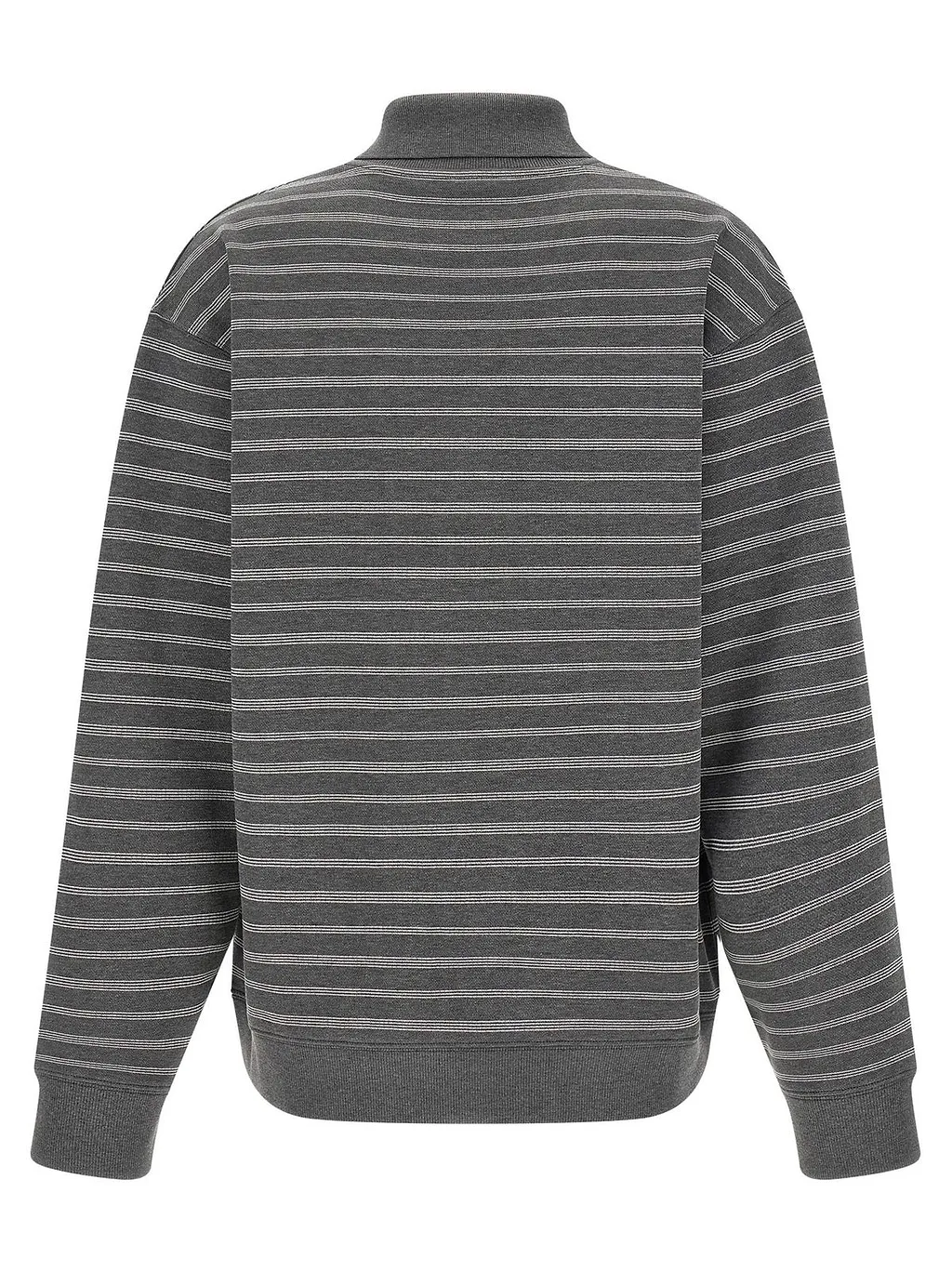 Miu Miu Striped Collared Sweatshirt