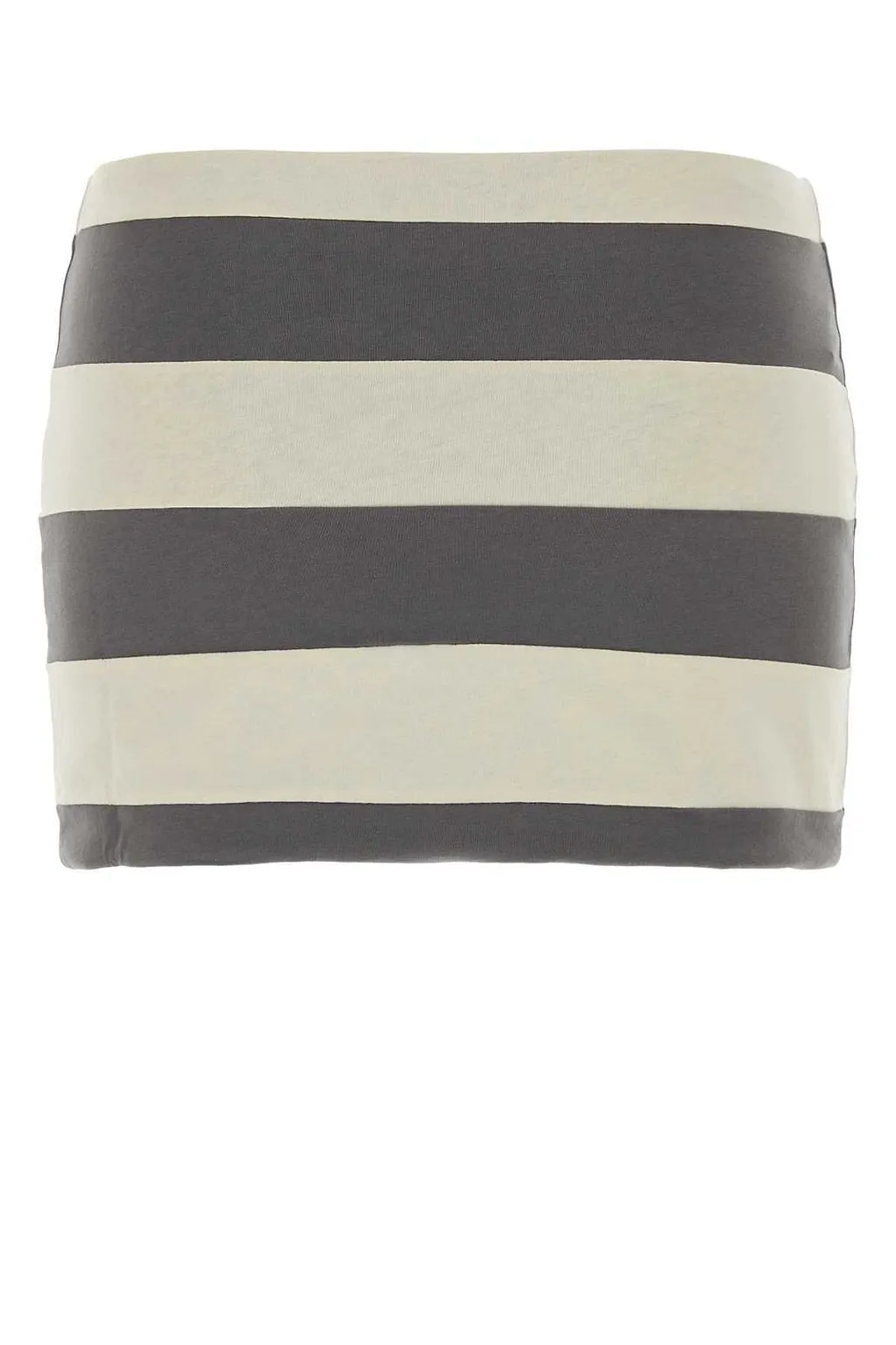 Miu Miu Striped Knitted Mini Skirt