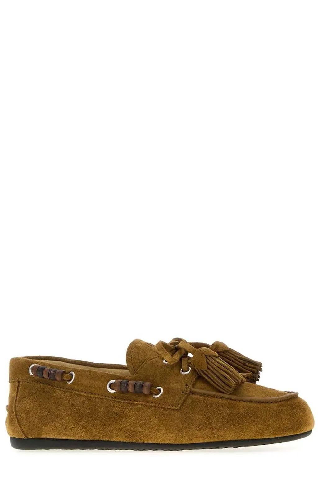 Miu Miu Tassel-Detailed Slip-On Loafers