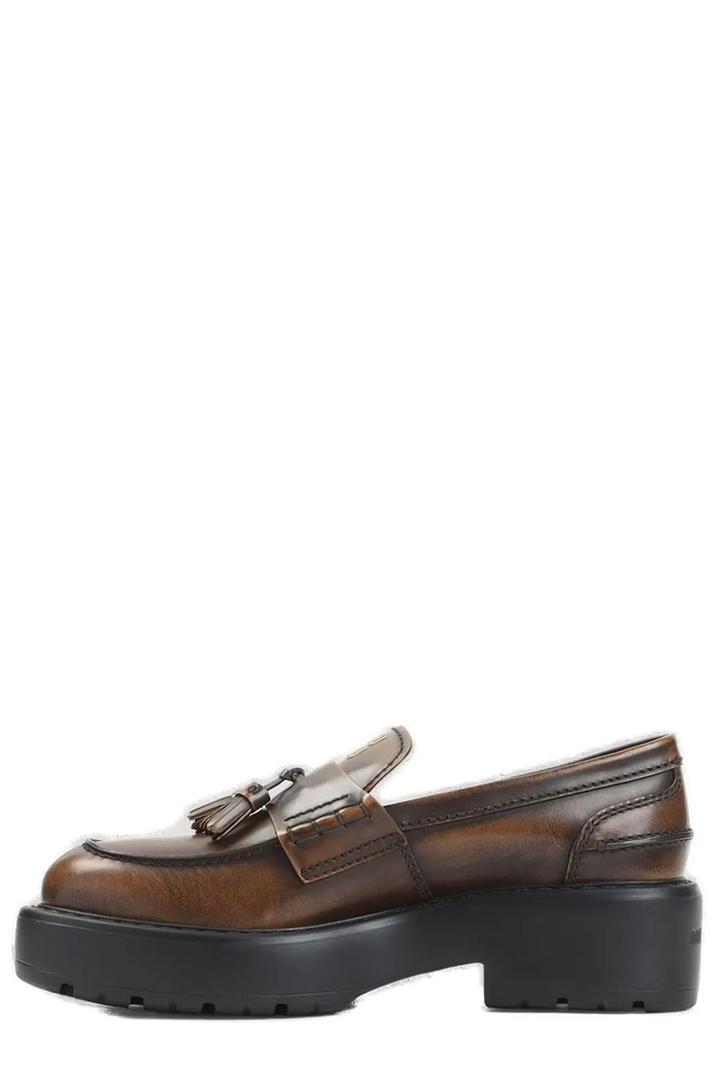 Miu Miu Tassel-Detailed Slip-On Loafers