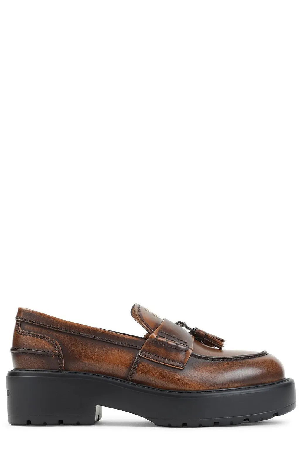 Miu Miu Tassel-Detailed Slip-On Loafers