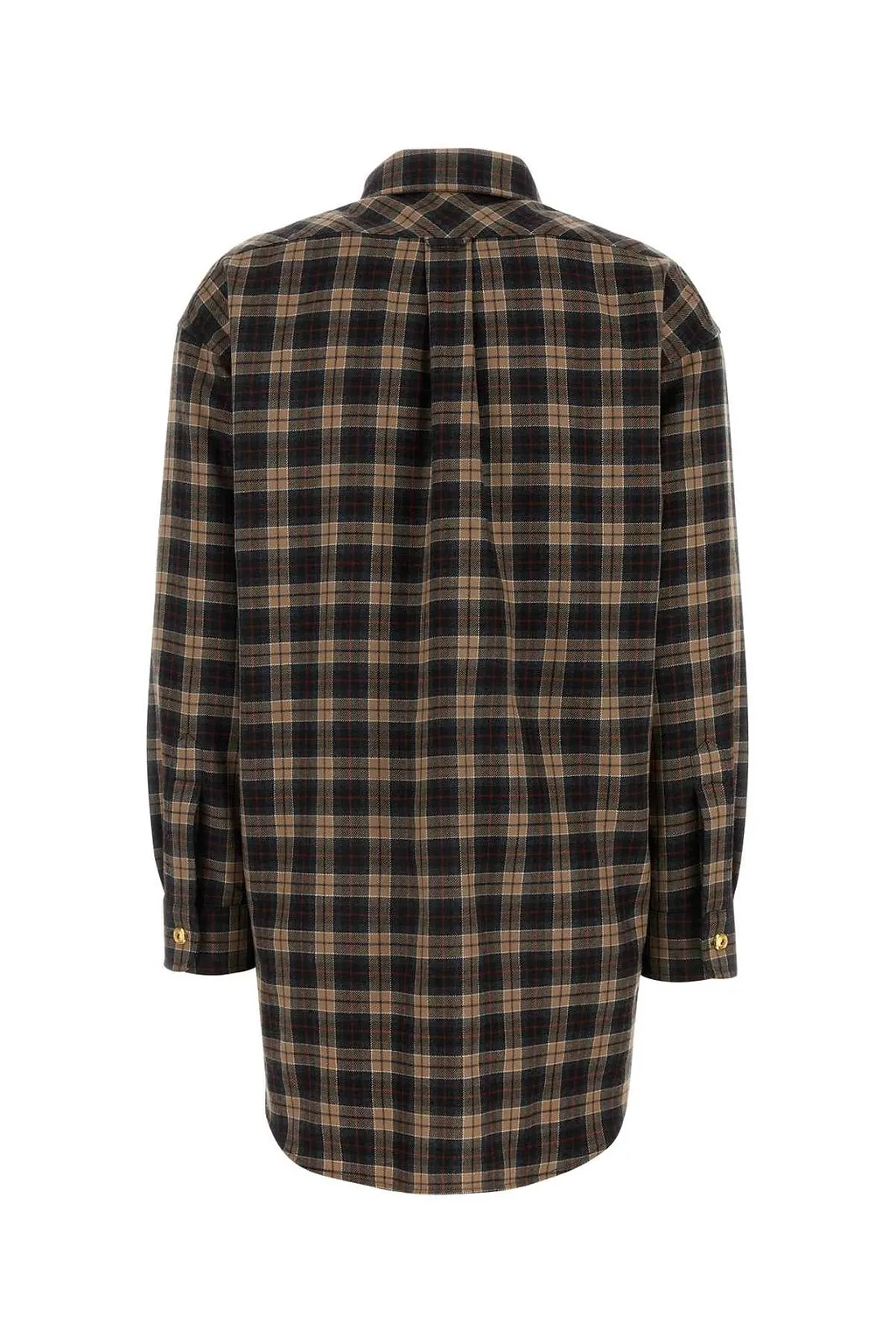 Miu Miu Tartan Button-Up Shirt