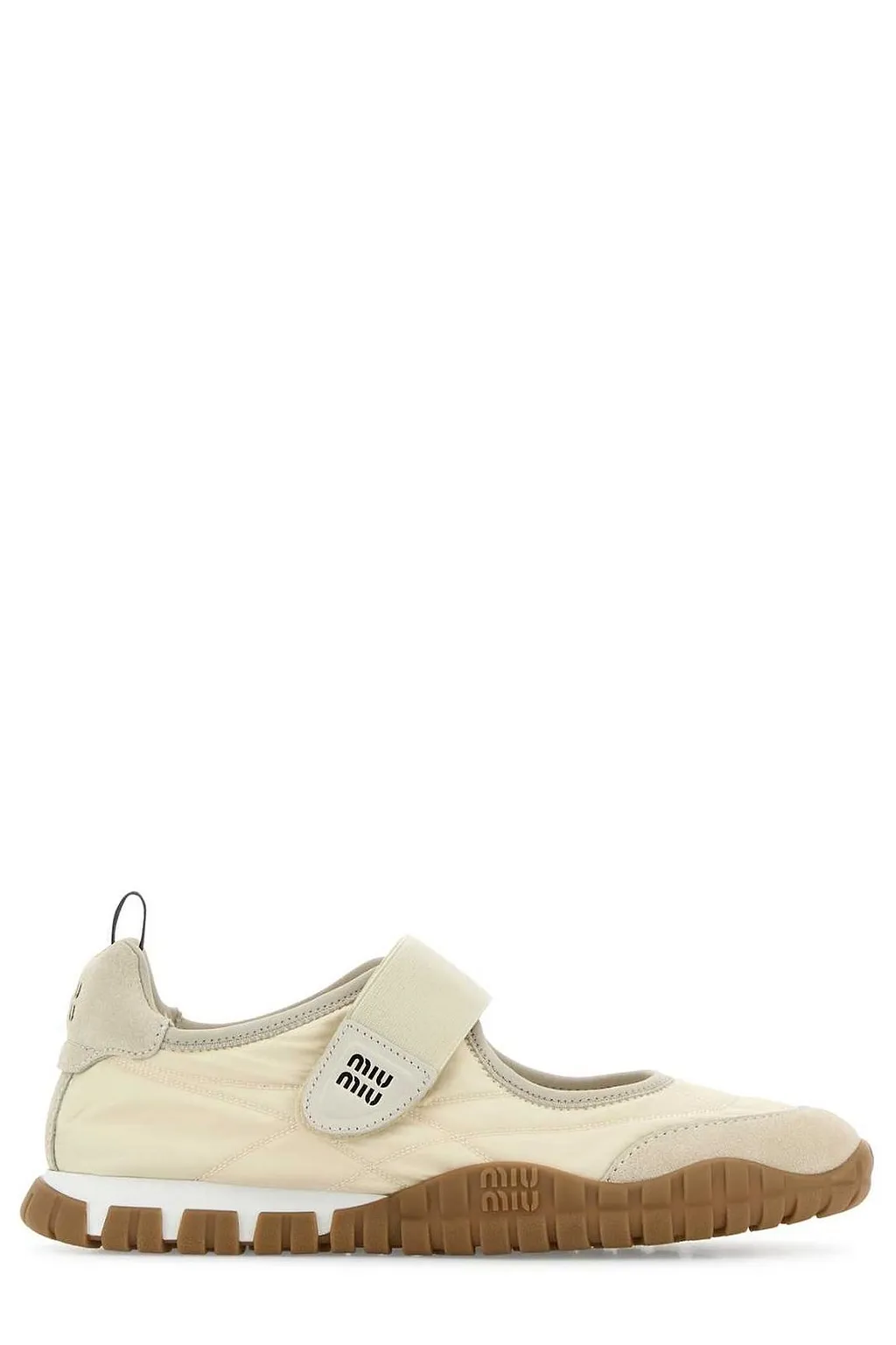 Miu Miu Tyre Round-Toe Ballet Flats