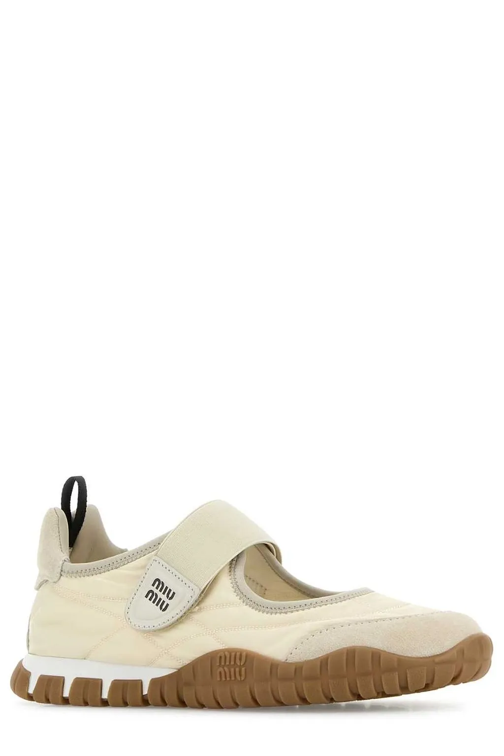Miu Miu Tyre Round-Toe Ballet Flats