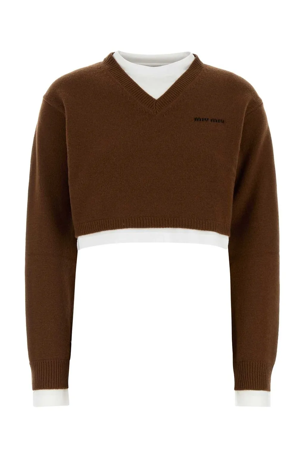 Miu Miu V-Neck Knitted Jumper
